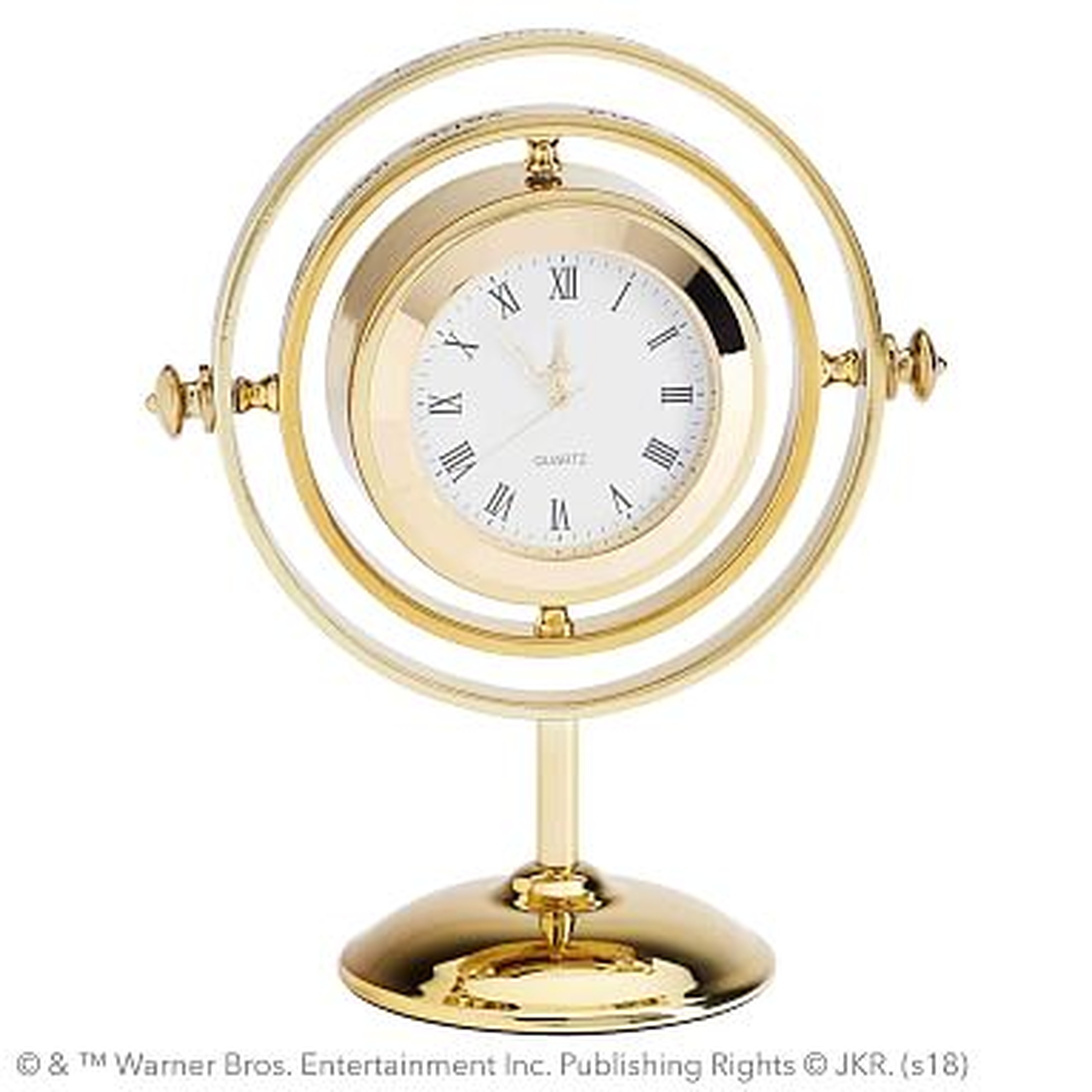 Harry Potter(TM) Time Turner(TM) Clock, Gold - Pottery Barn Teen