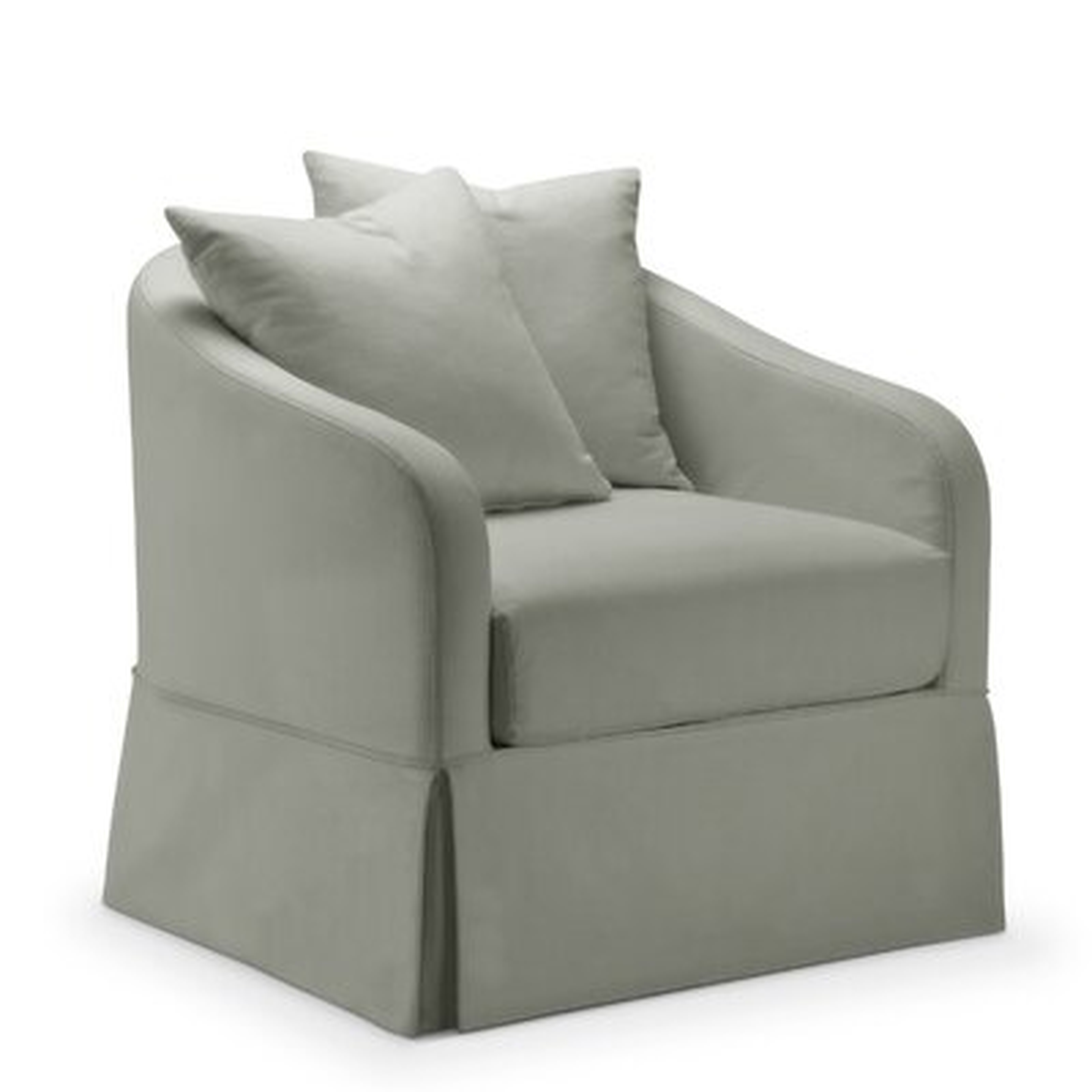 Chaffin Slipcover Swivel Barrel Chair - Wayfair