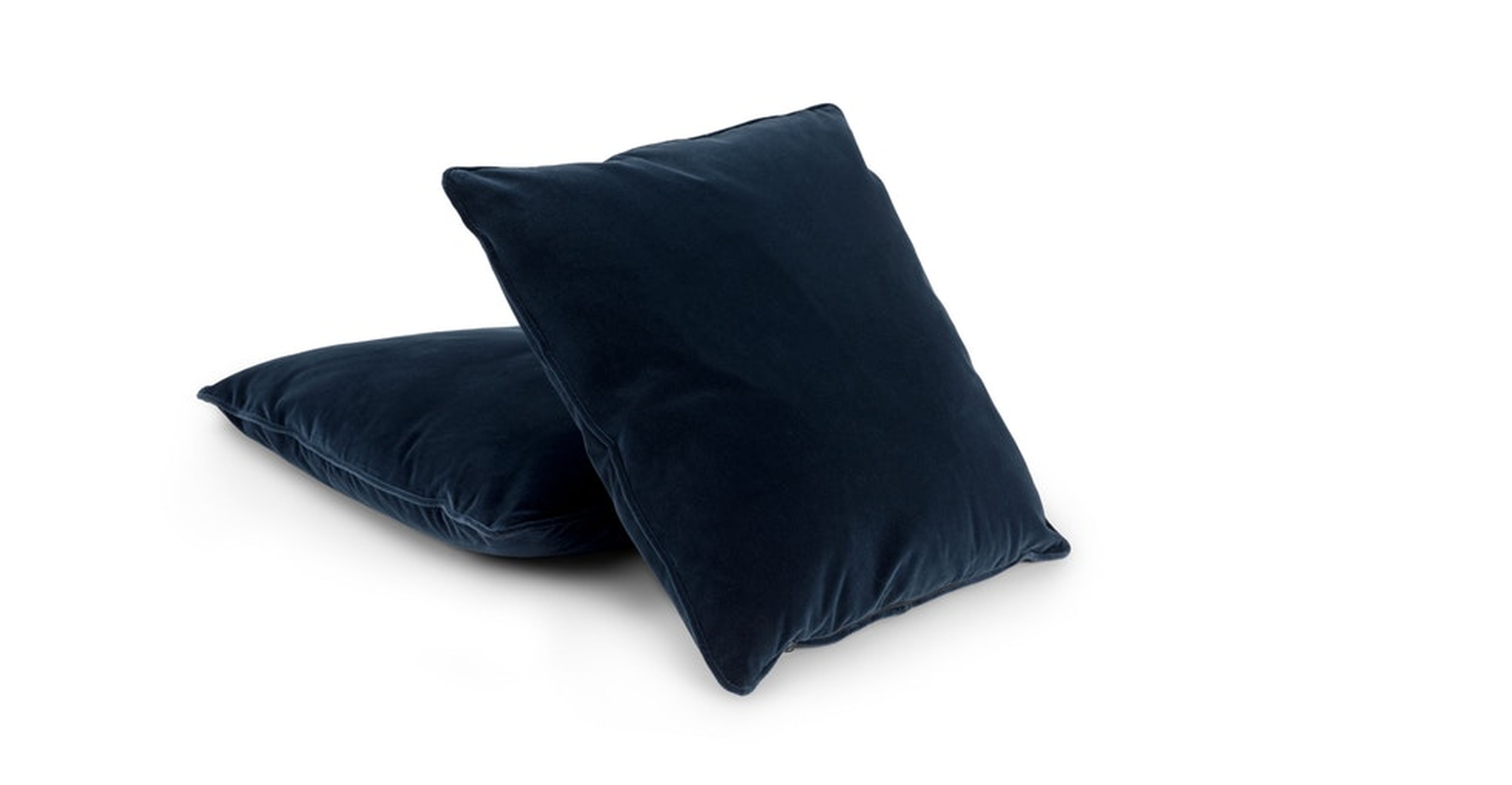 Lucca Pillow, 20" x 20", Cascadia Blue, Set of 2 RESTOCK Mid October 2022 - Article