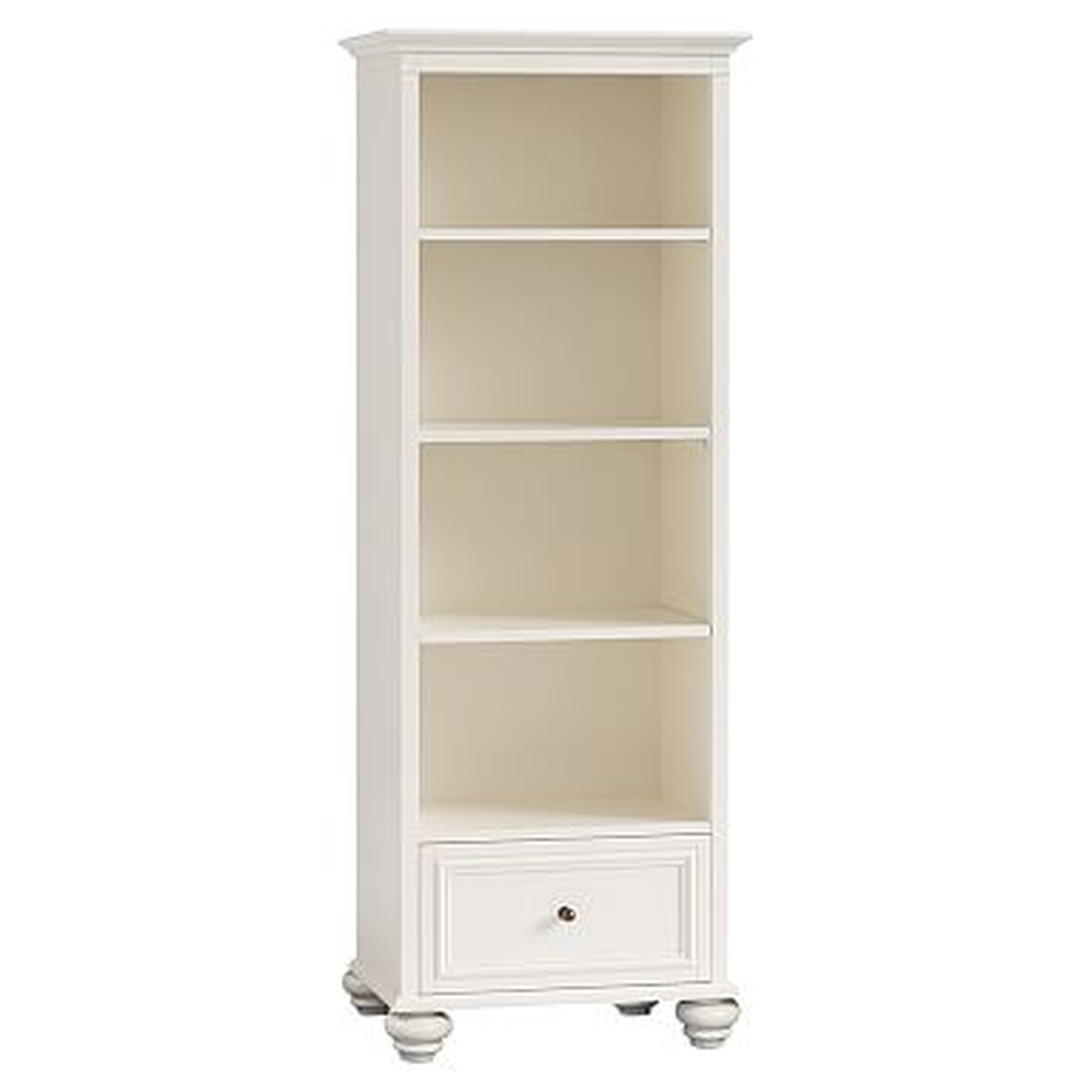 Chelsea Tower Bookcase, Simply White - Pottery Barn Teen