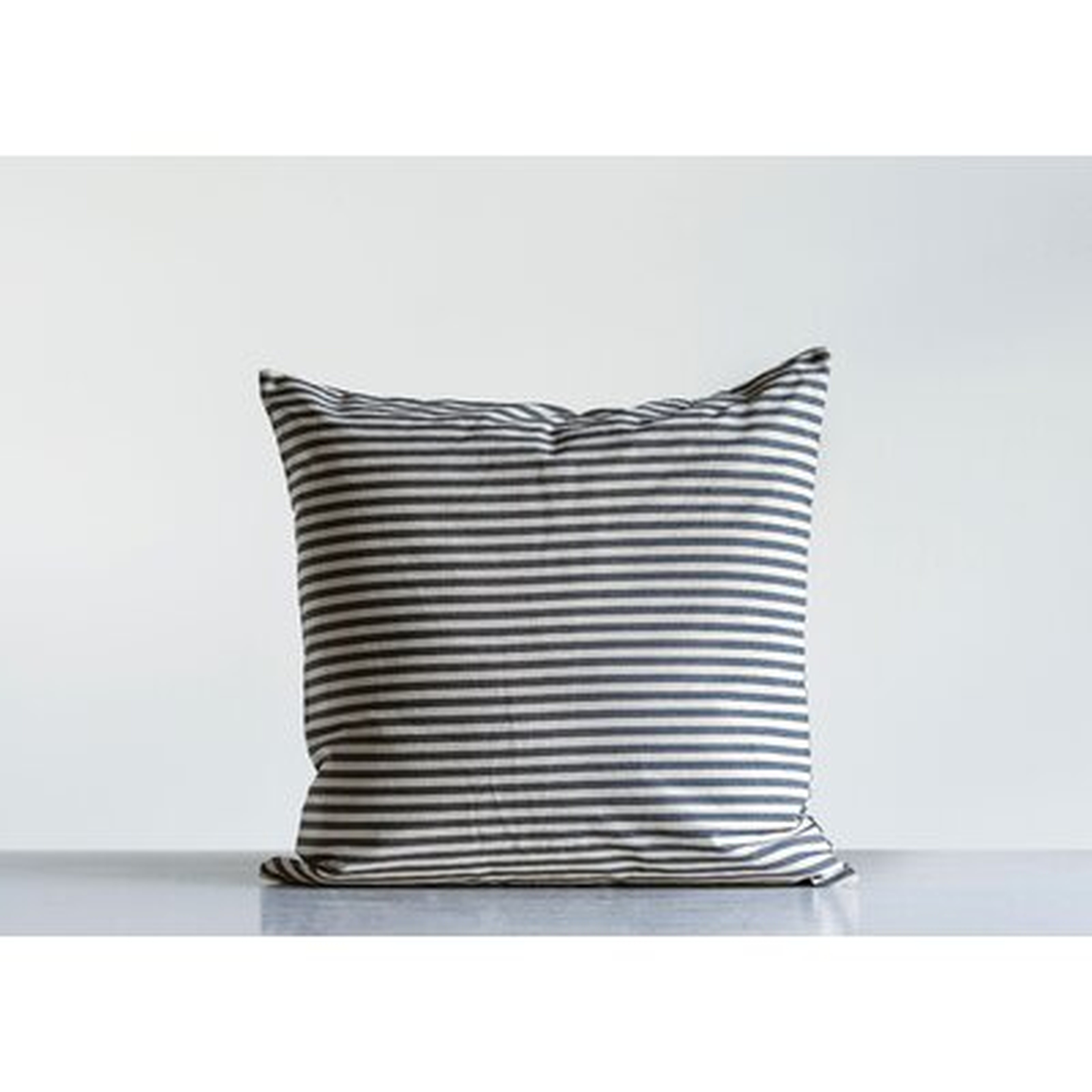 Ketron Striped Cotton Throw Pillow - Birch Lane