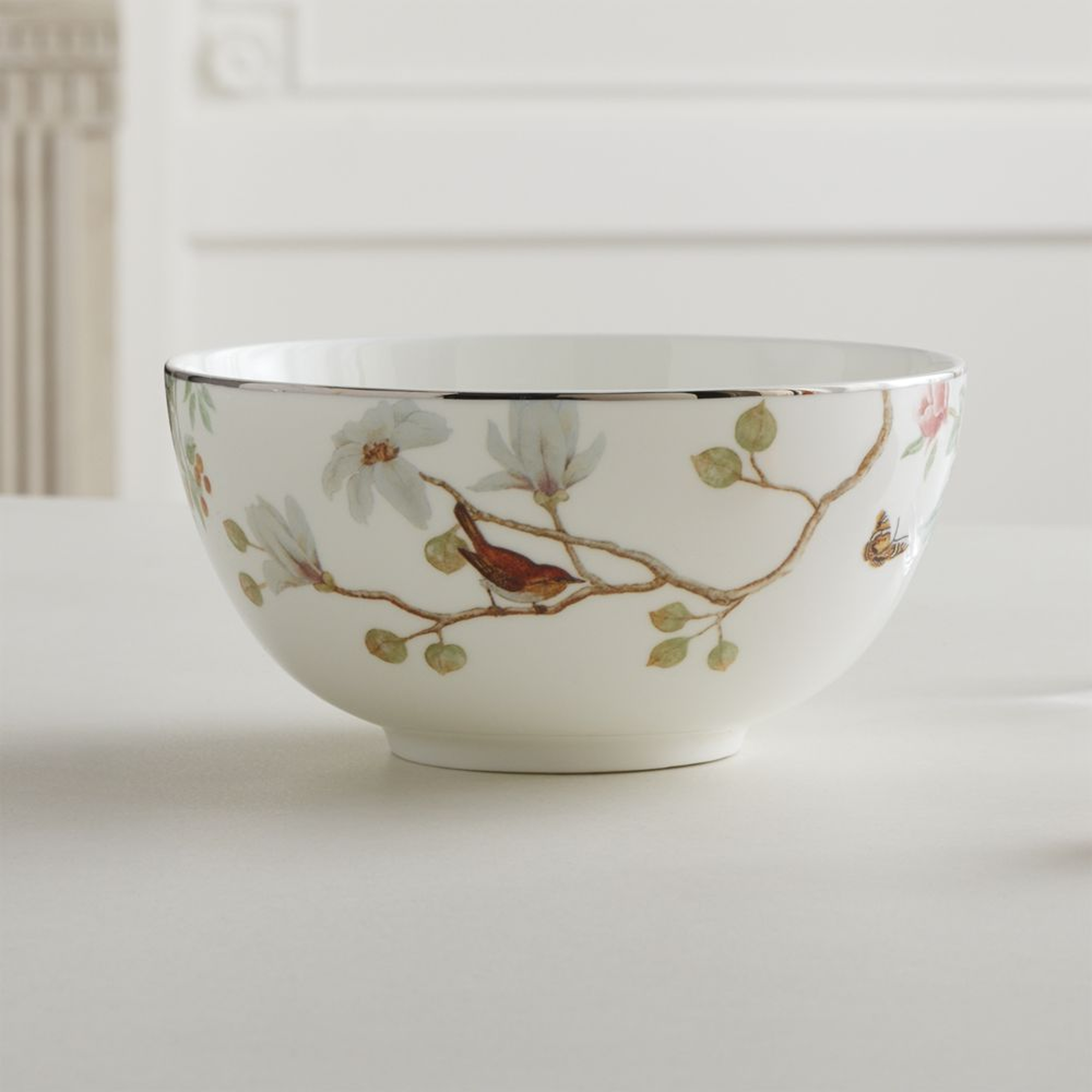 Chelsea Floral Cereal Bowl by Goop - CB2