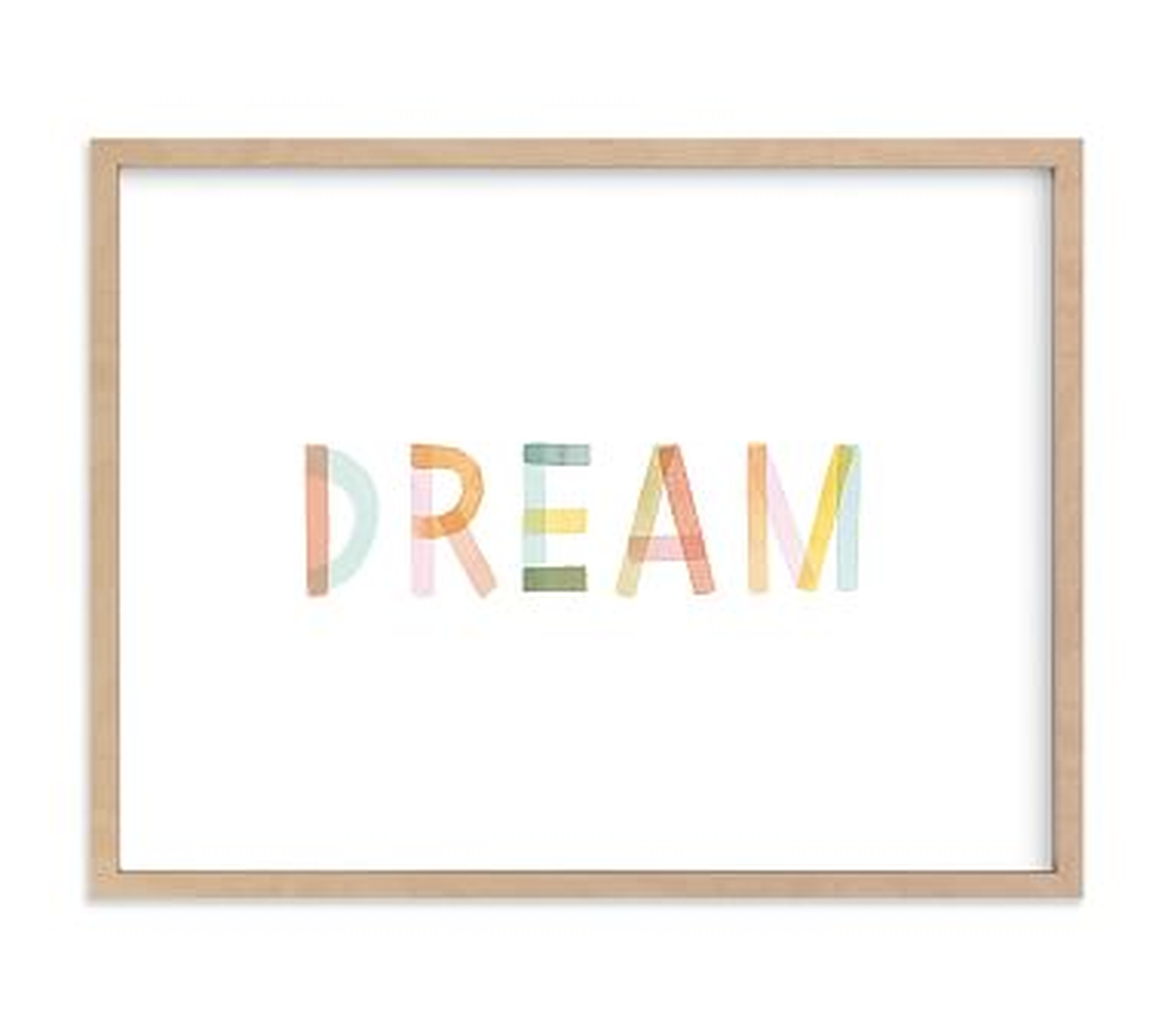 Dreaming in Color Wall Art by Minted(R), 24x18, Natural - Pottery Barn Kids