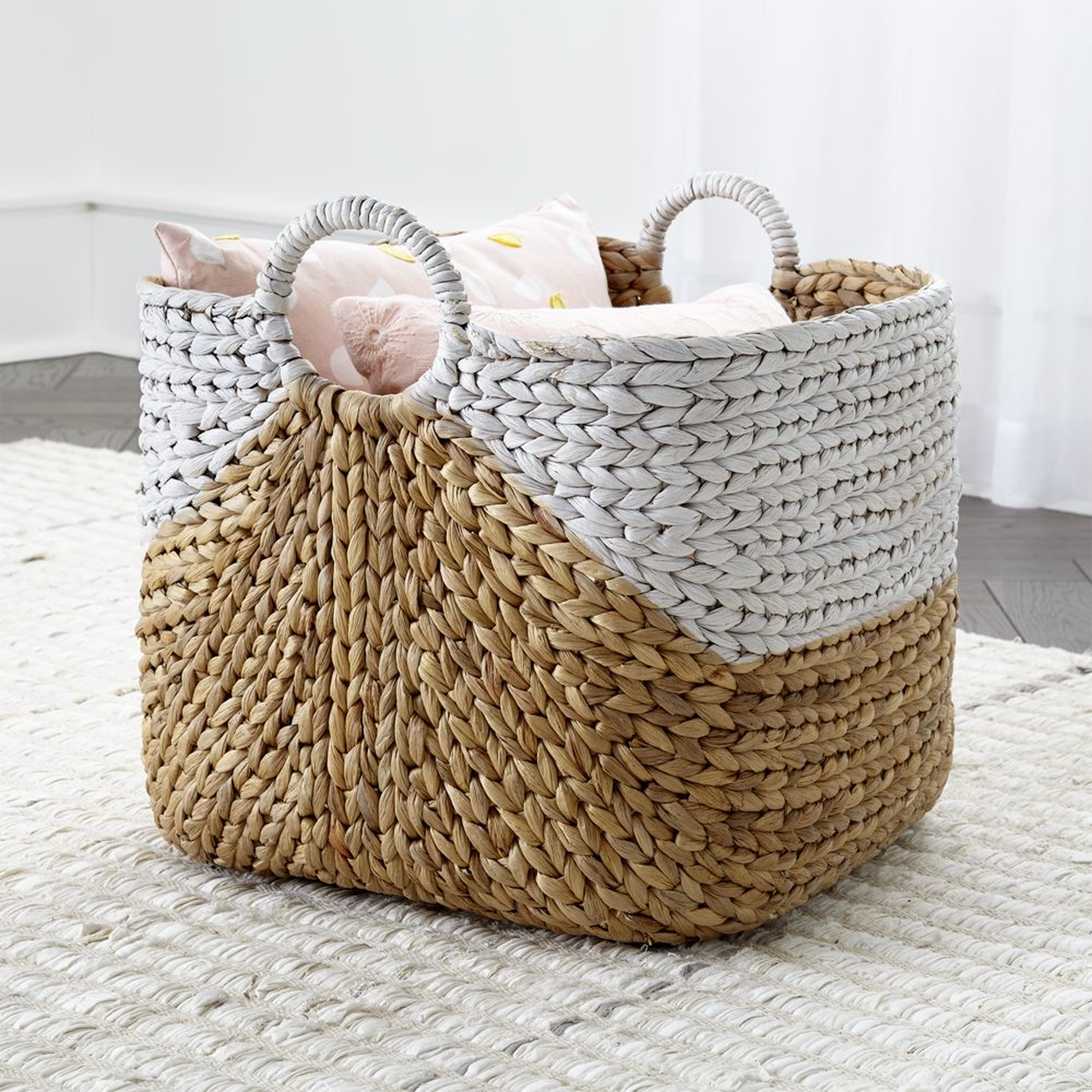 Water Hyacinth Basket - Crate and Barrel