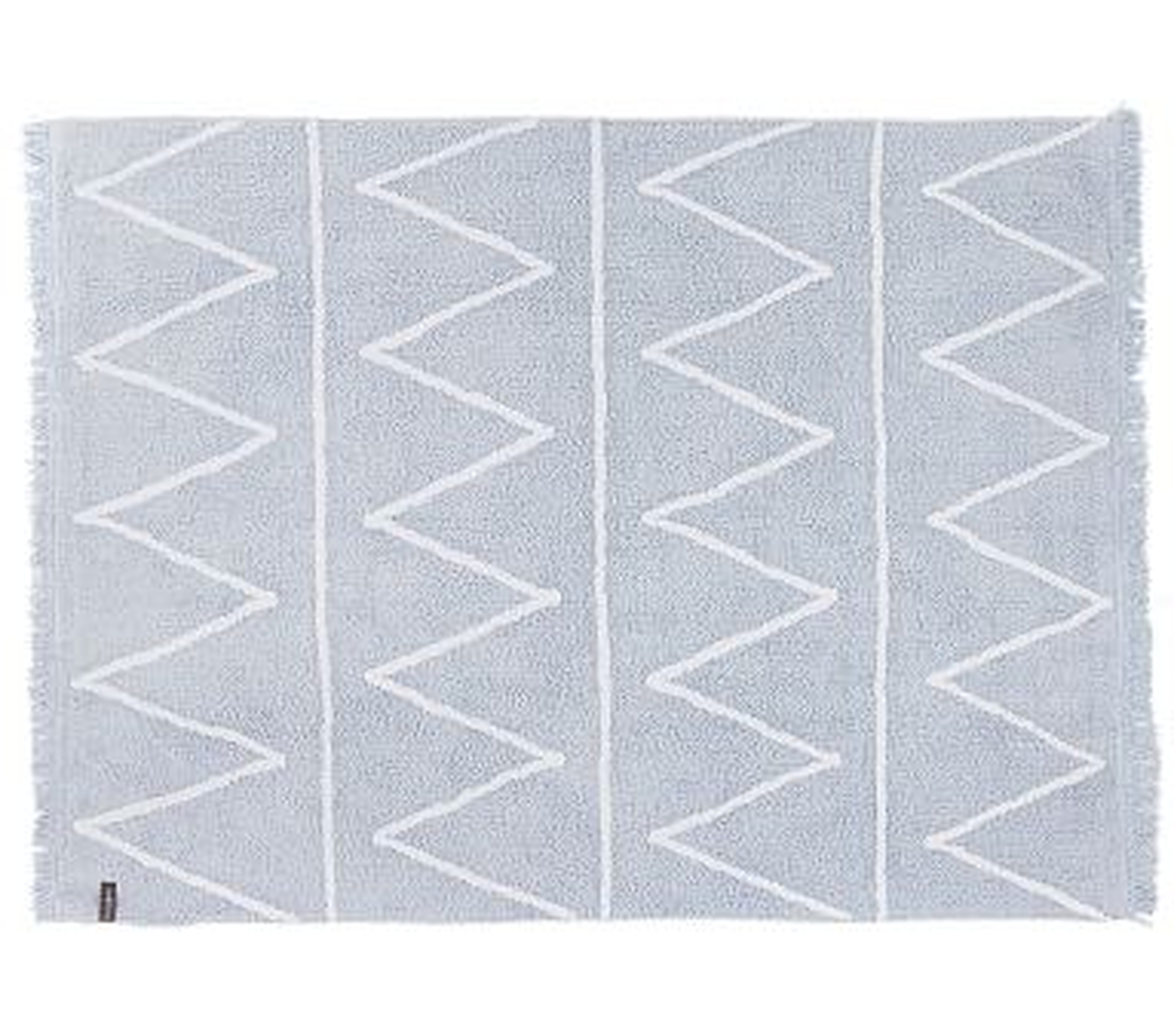 Lorena Canals Hippy Washable Rug Soft Blue 4' x 5' 3" - Pottery Barn Kids