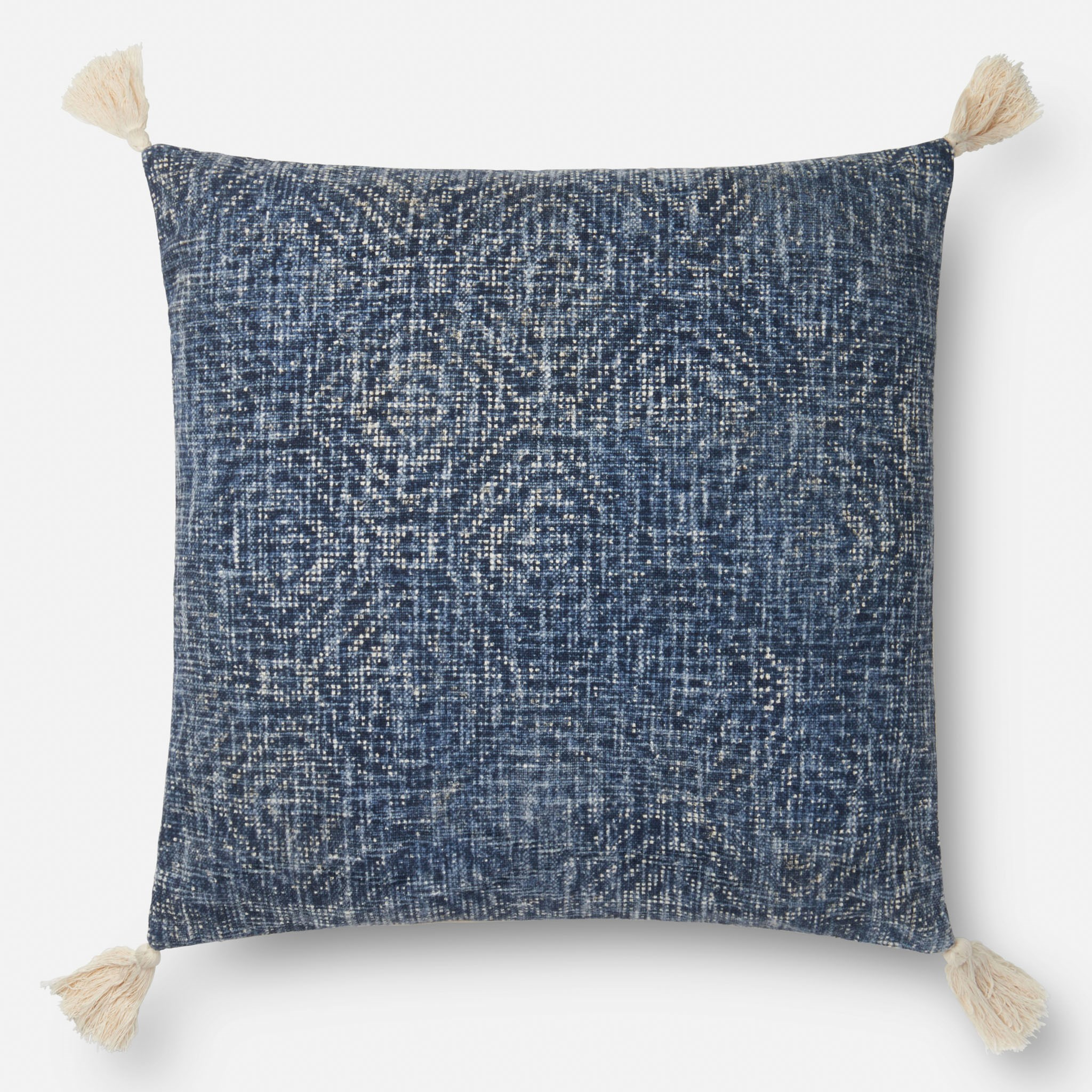 PILLOWS - BLUE - 22" X 22" Cover Only. Min. order quantity is 2 - Justina Blakeney x Loloi Rugs