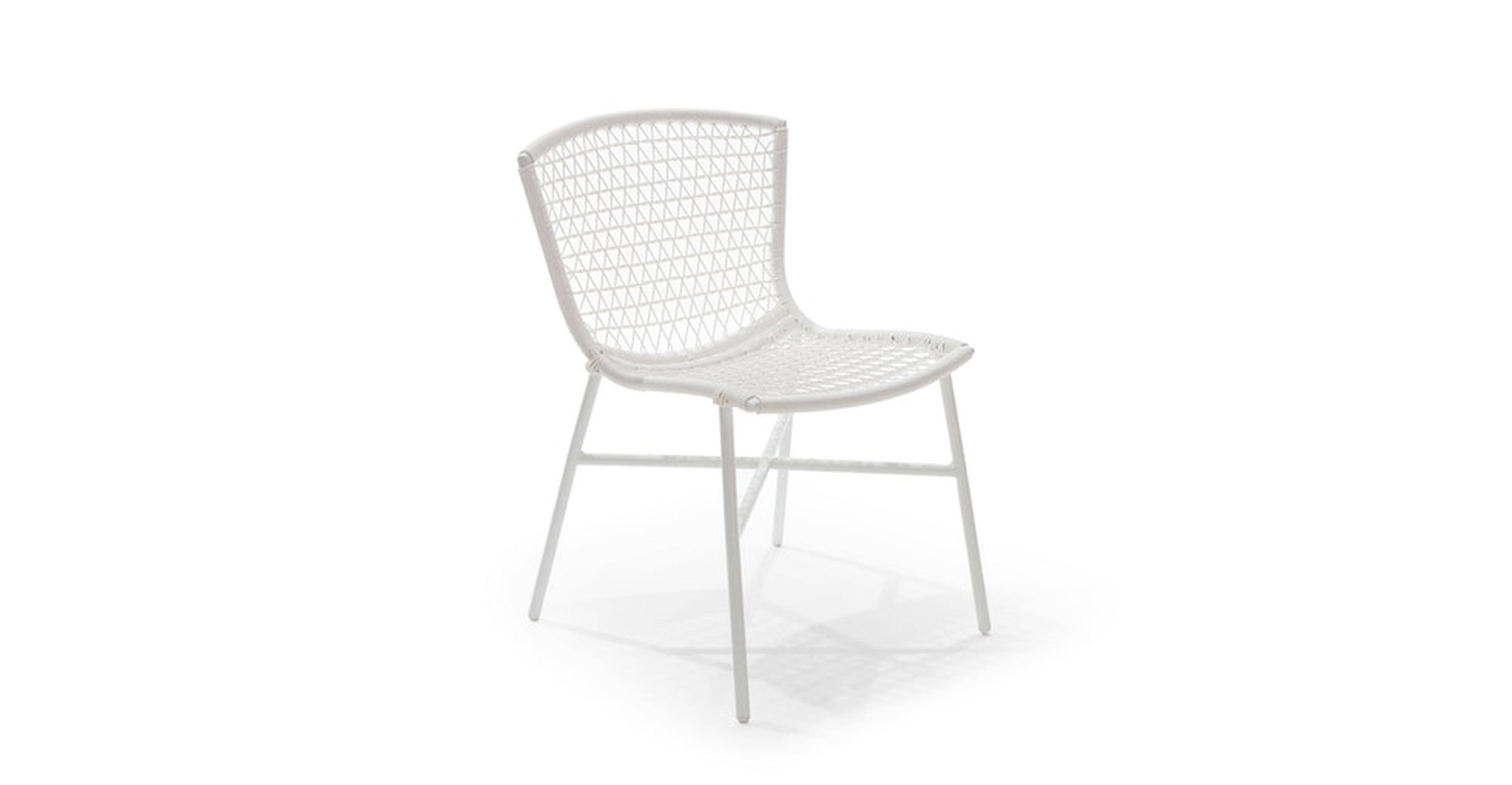 Sala White Dining Chair pair (2) - Article