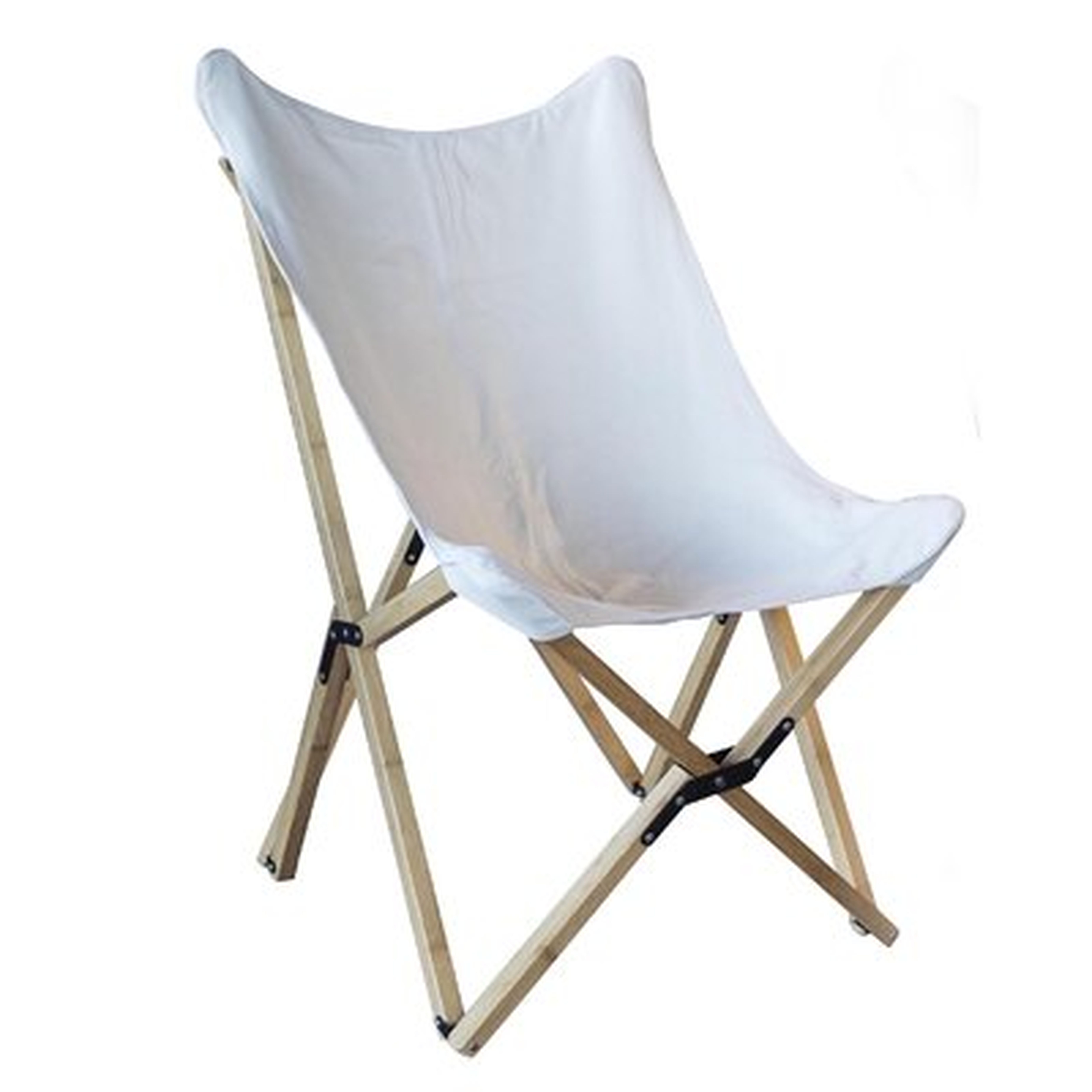 Yacat Canvas and Bamboo Butterfly Chair - Wayfair