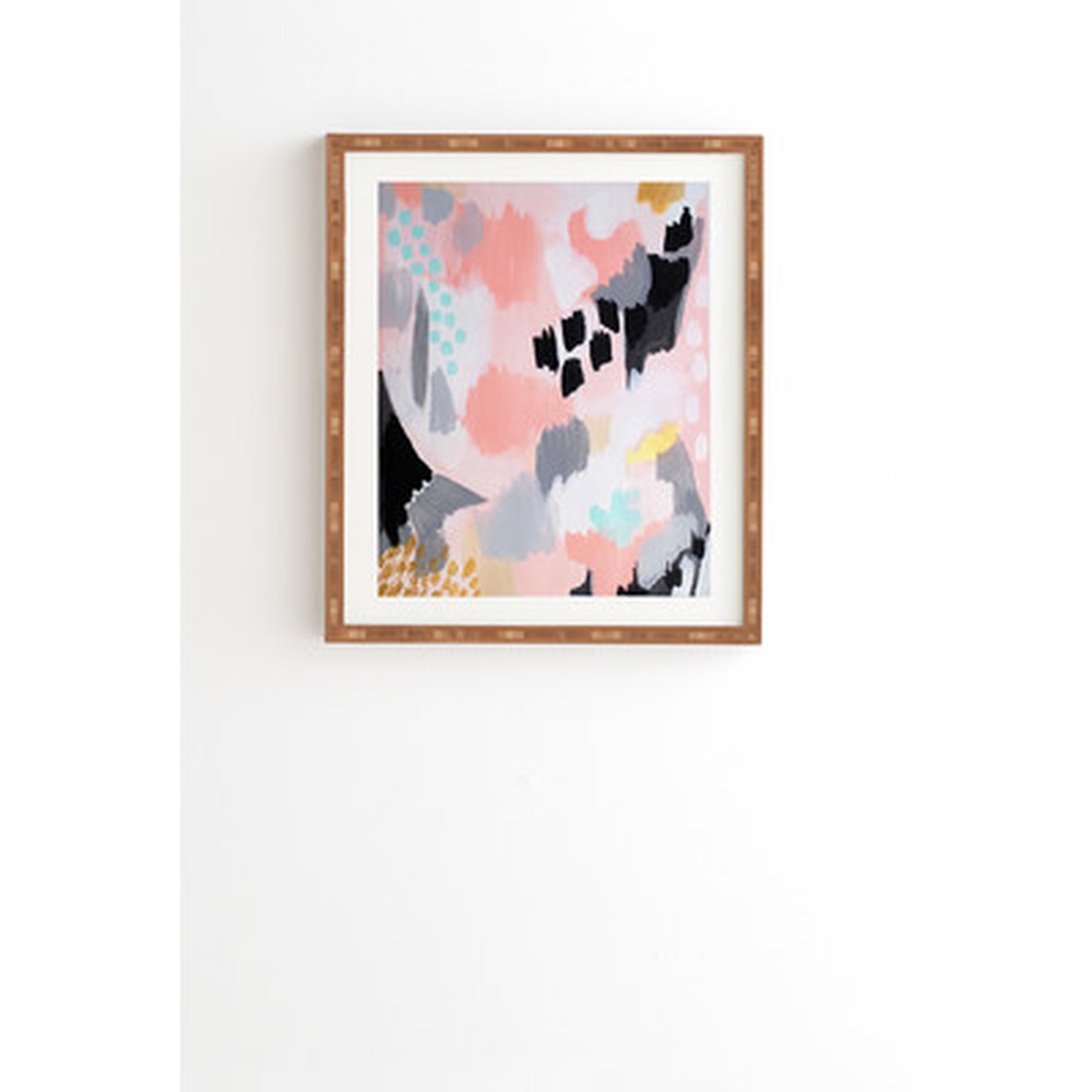 Serenity Abstract Framed Painting Print - Wayfair