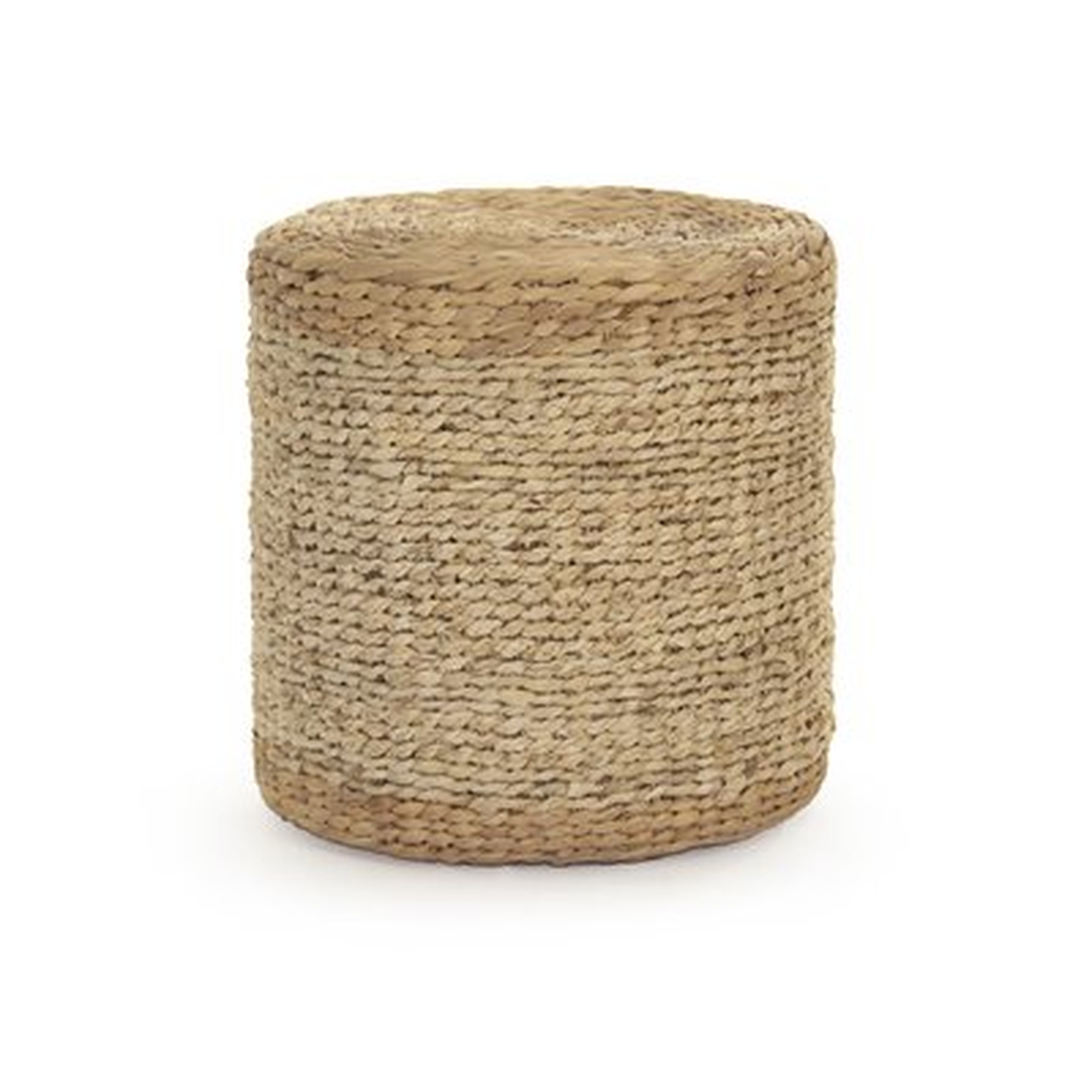 Ahlers Woven Cylinder Accent Stool - Wayfair