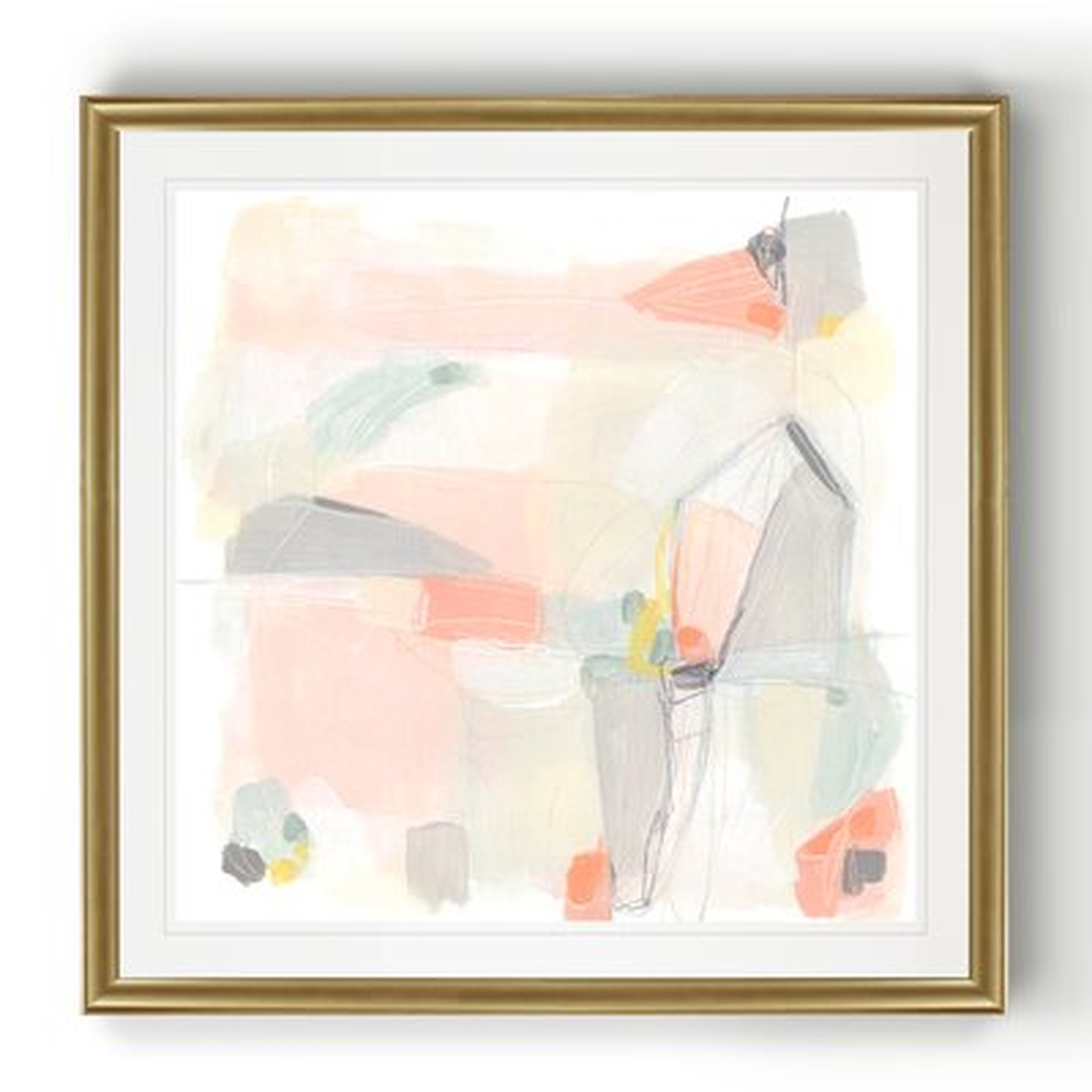 Pastel Prism I - Picture Frame Painting Print on Canvas - Wayfair