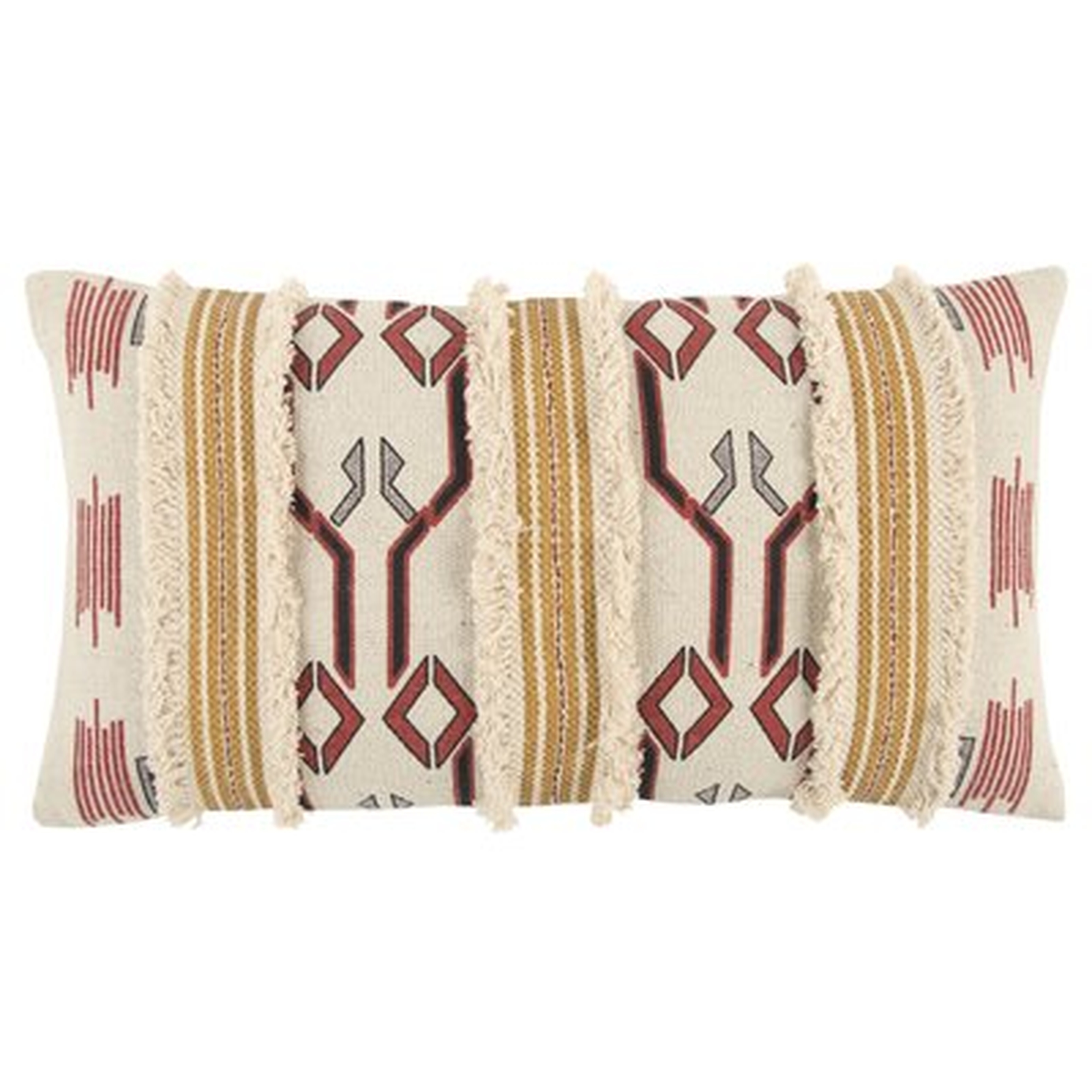 Brents Decorative Cotton Lumbar Pillow - AllModern
