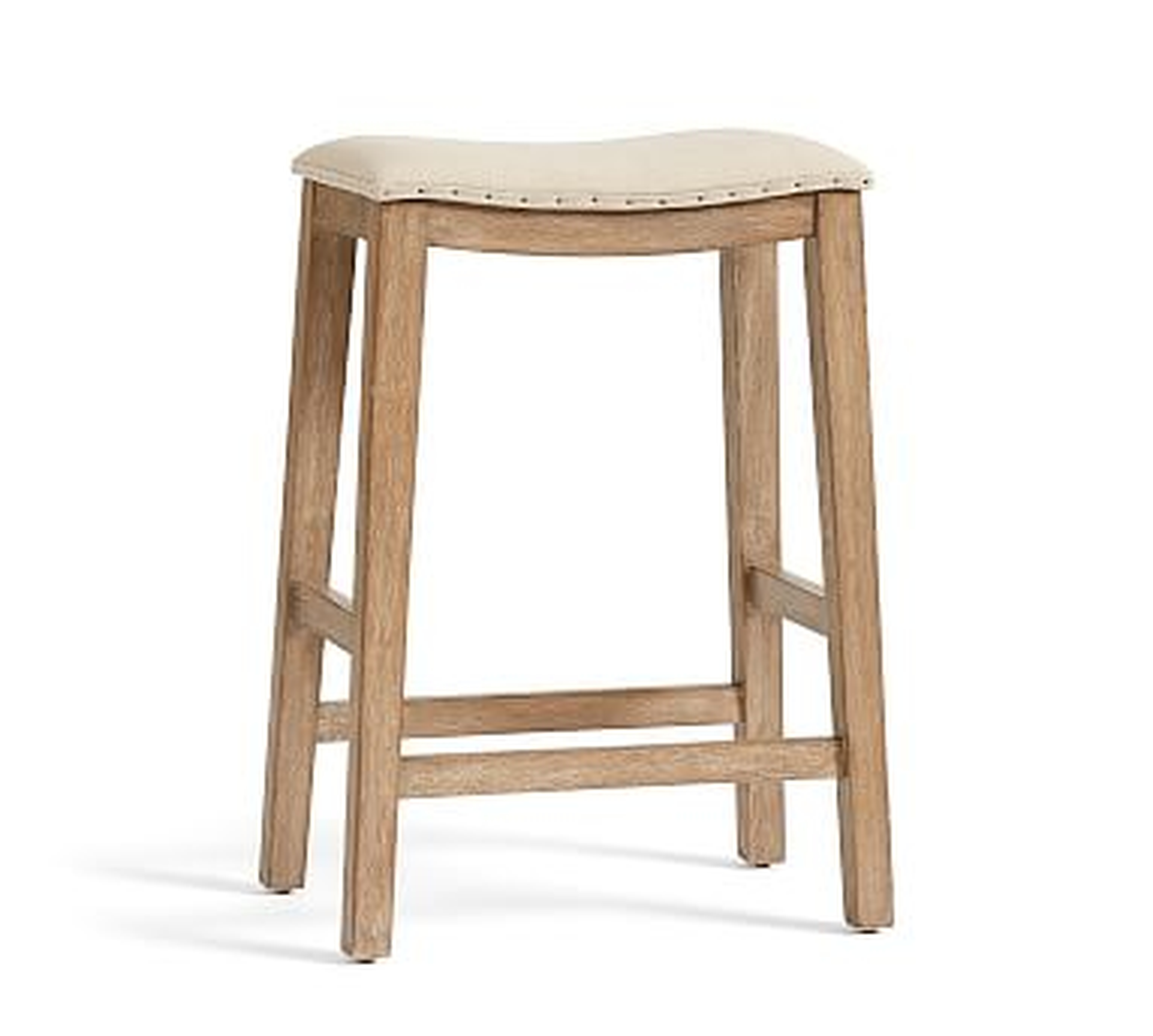 Selma Counter Height Counterstool, Weathered Grey - Pottery Barn