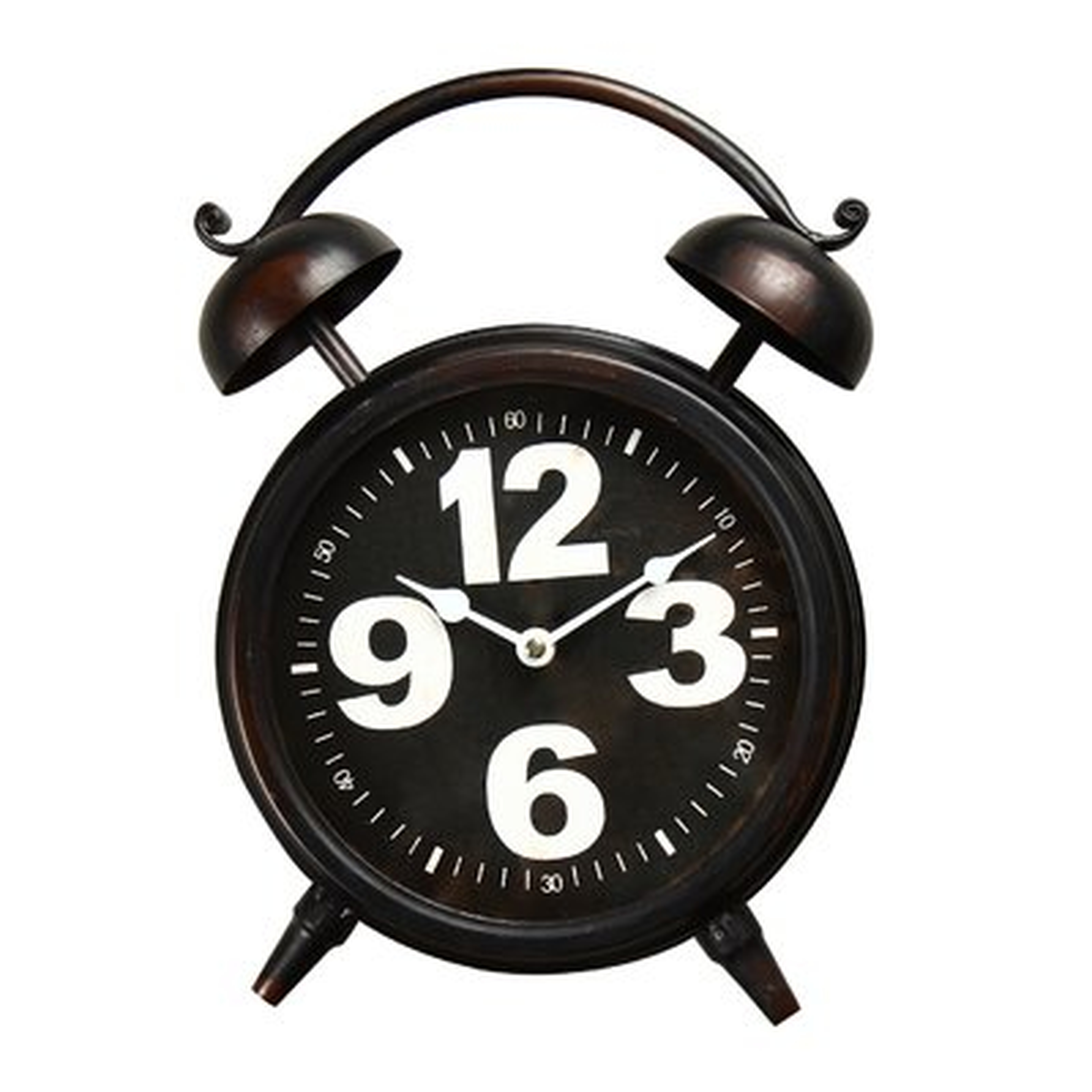 Old World-Inspired Retro Tabletop Clock - Wayfair