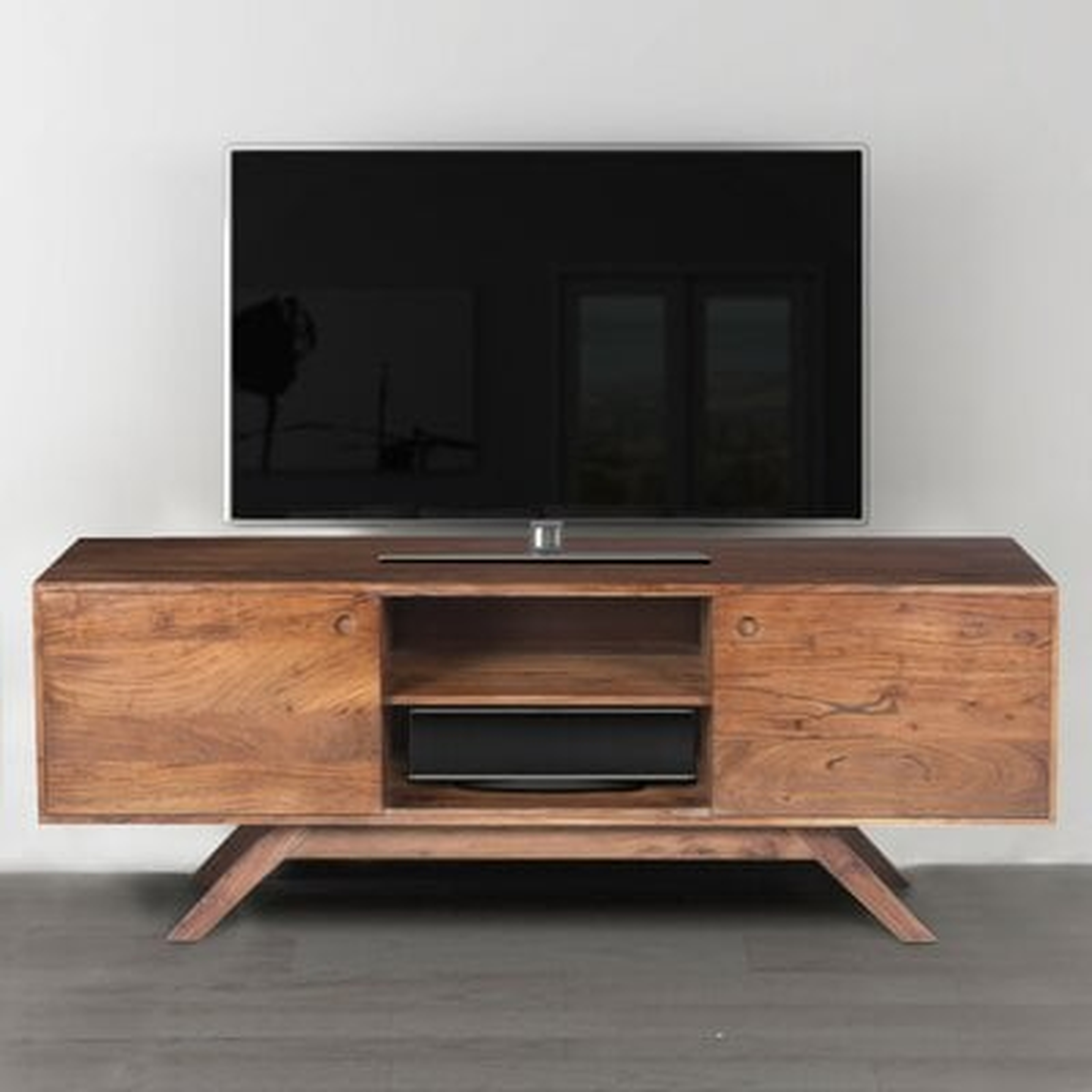 Rider Acacia Wood TV Stand for TVs up to 62 - Wayfair
