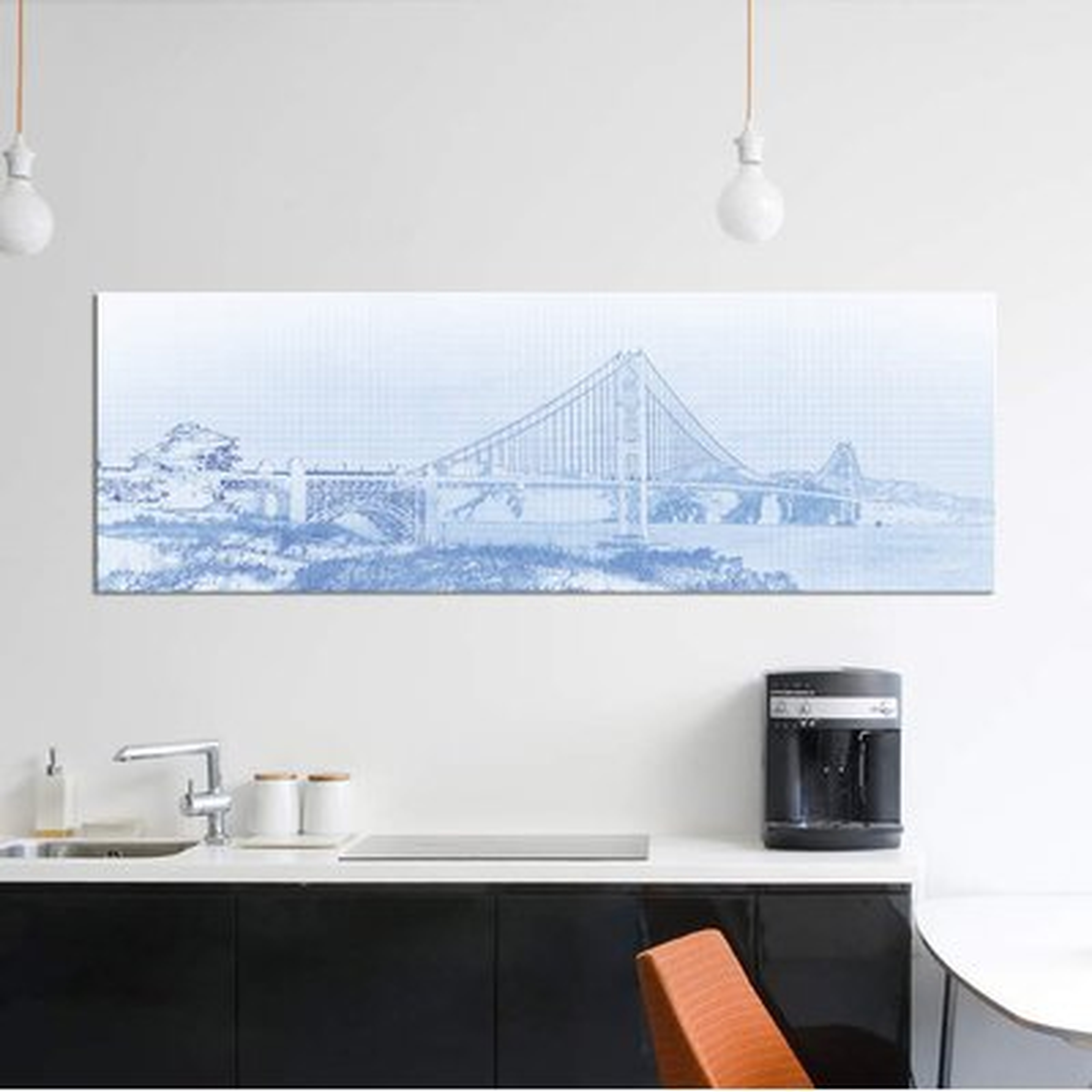 'Golden Gate Bridge, San Francisco, San Francisco County, California, USA' Graphic Art Print on Canvas - Wayfair