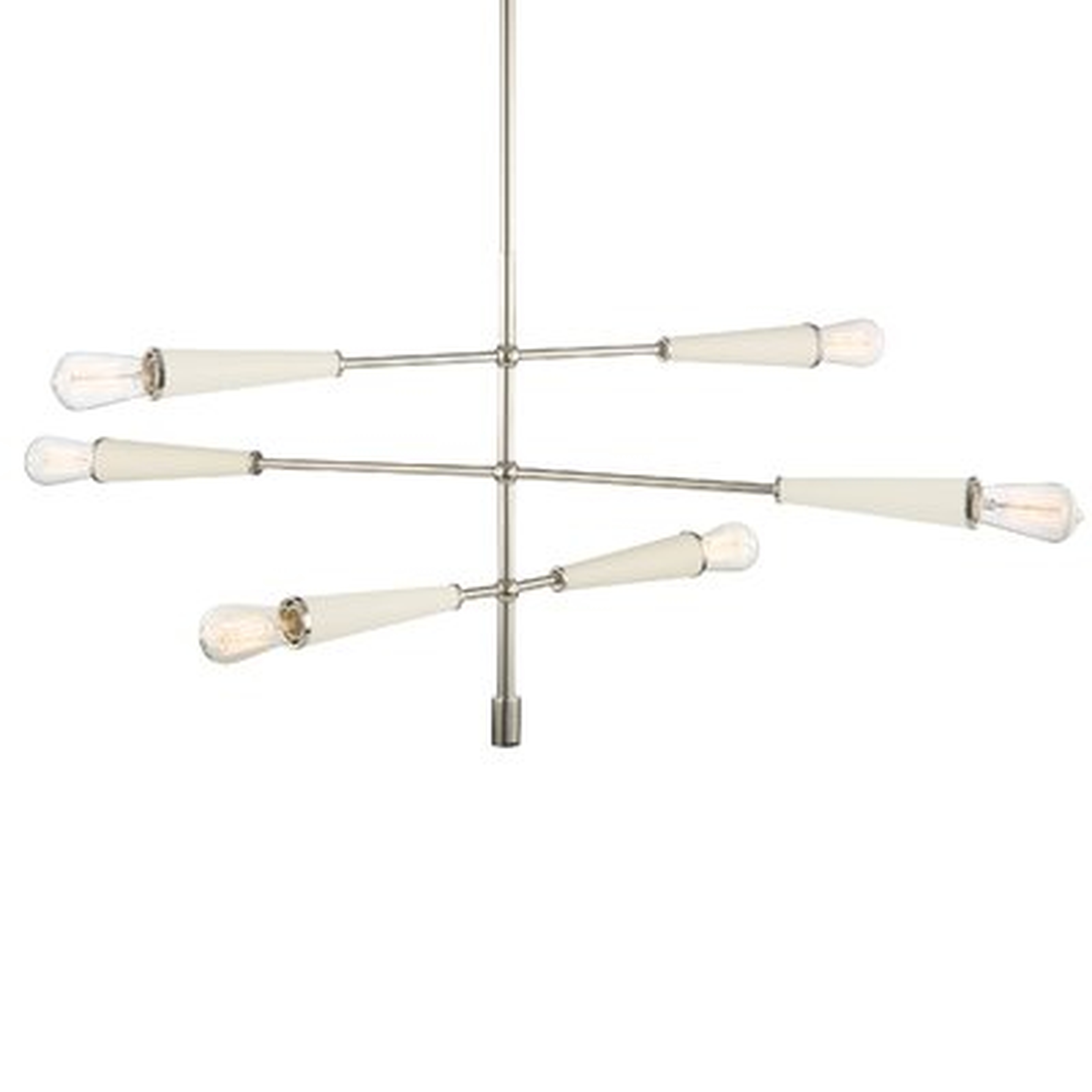Wenner 6-Light Sputnik Modern Linear Chandelier - AllModern