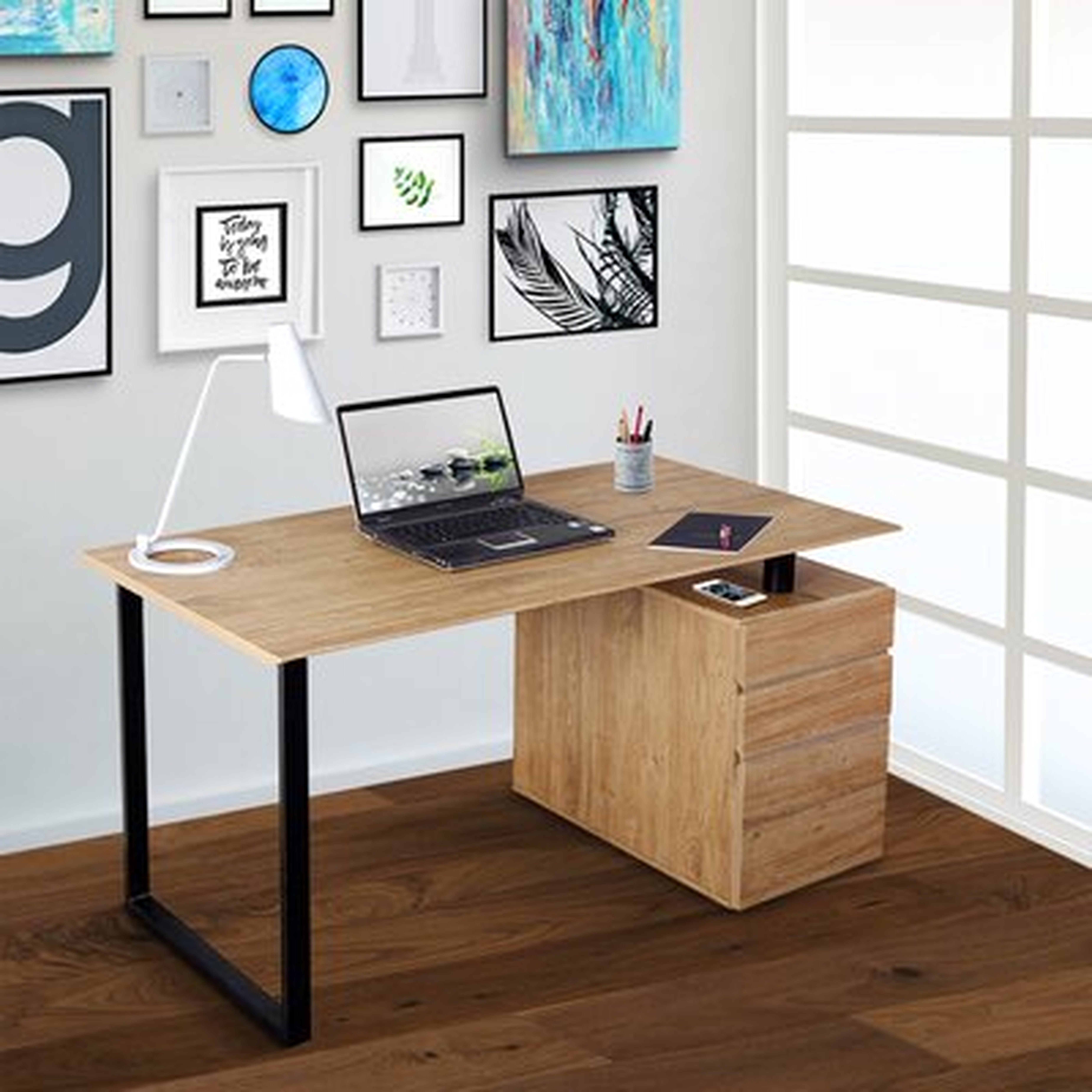 Michaelson 3 Drawer Computer Desk - Wayfair