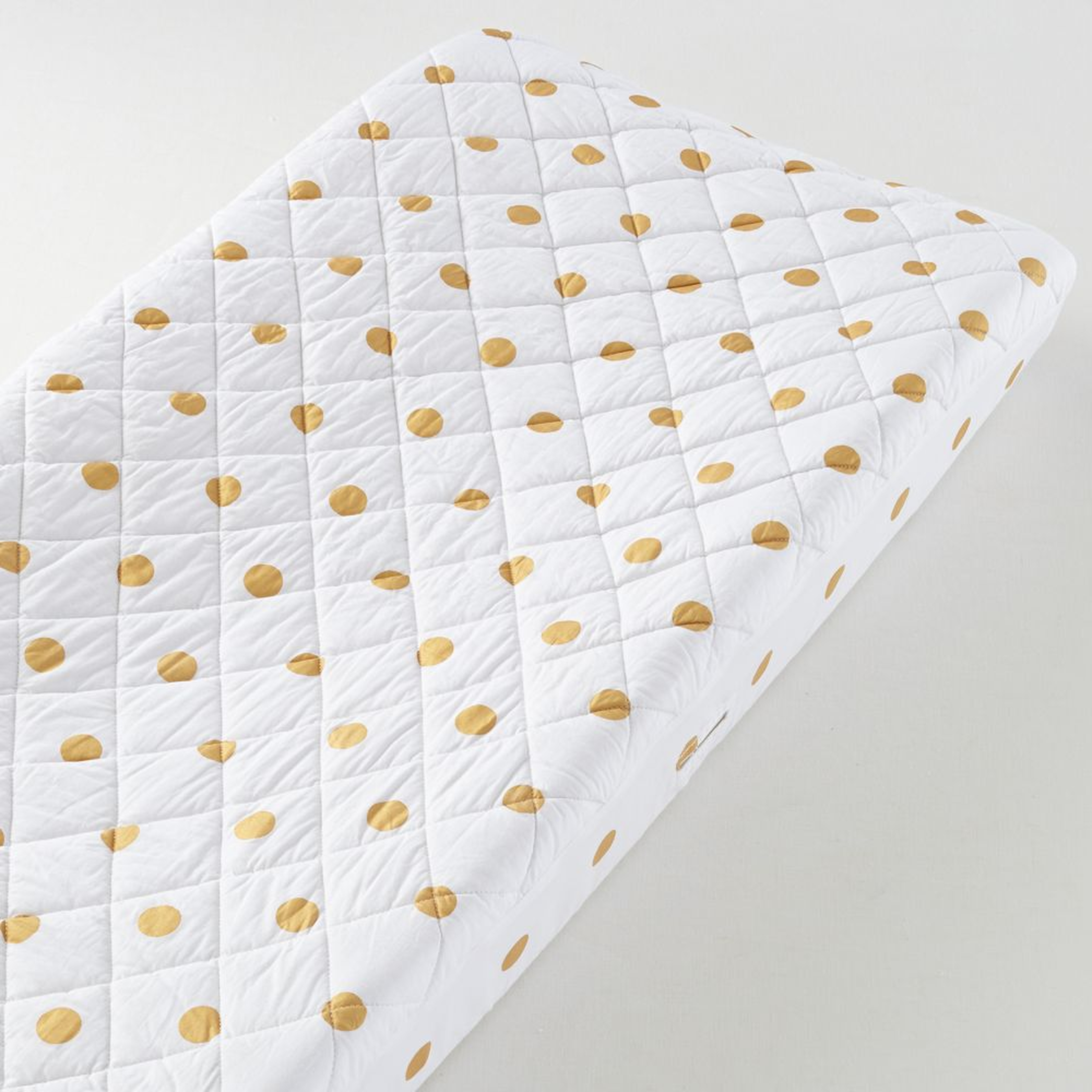 Gold Dot Changing Pad Cover - Crate and Barrel