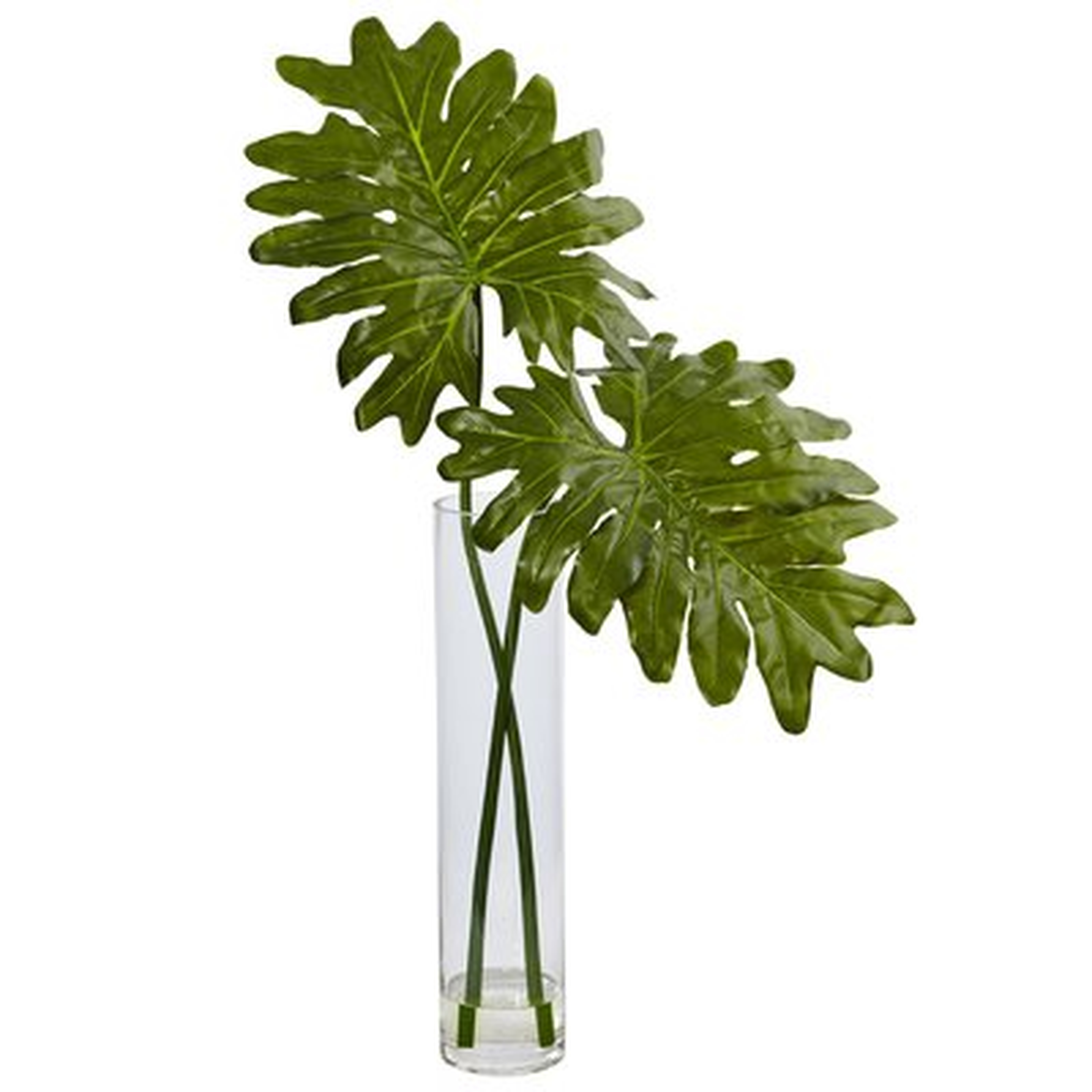 Artificial Selloum Floor Foliage Plant in Decorative Vase - Wayfair