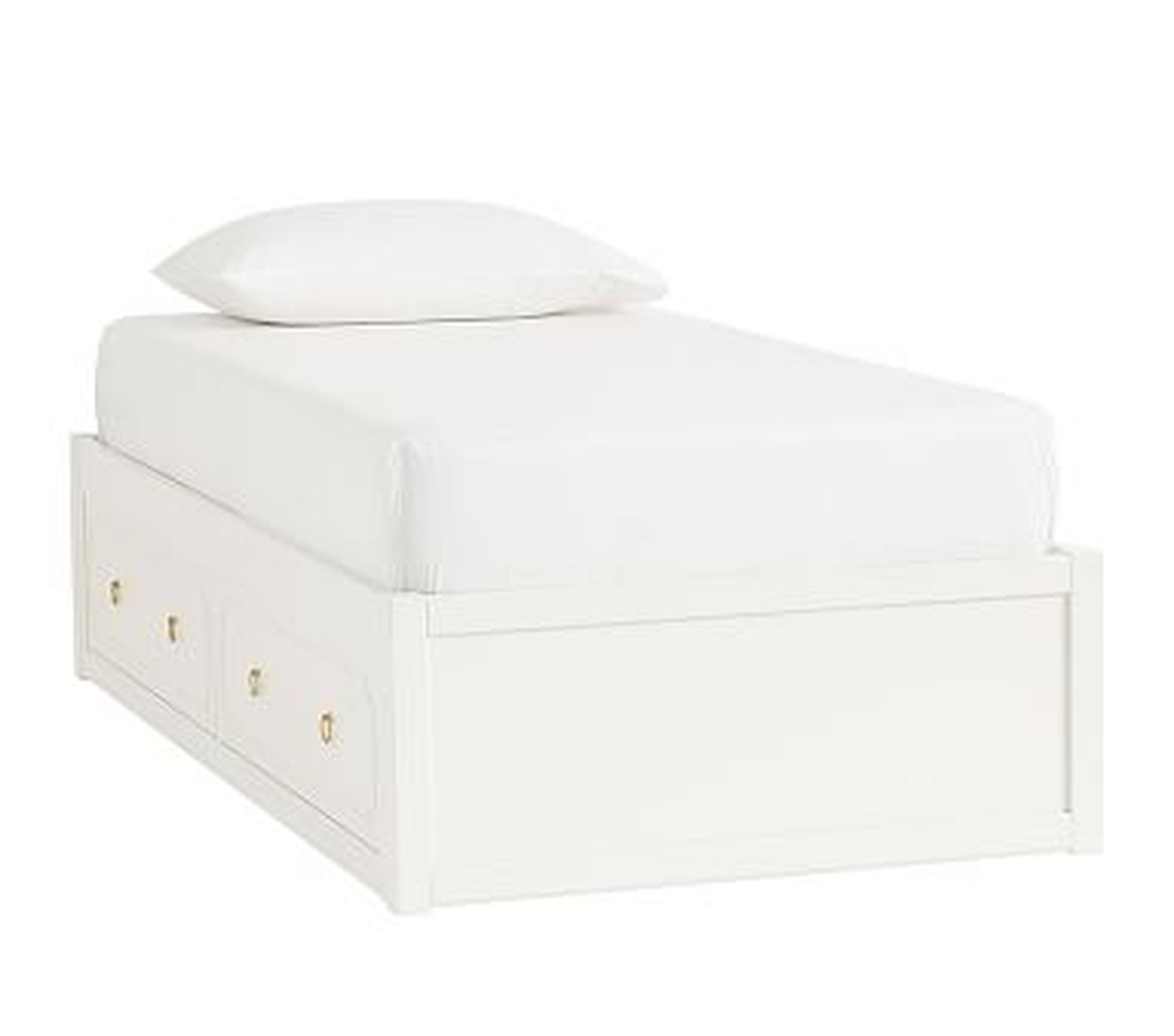 Ava Regency Platform Bed, Simply White, Unlimited Flat Rate Delivery - Pottery Barn Kids