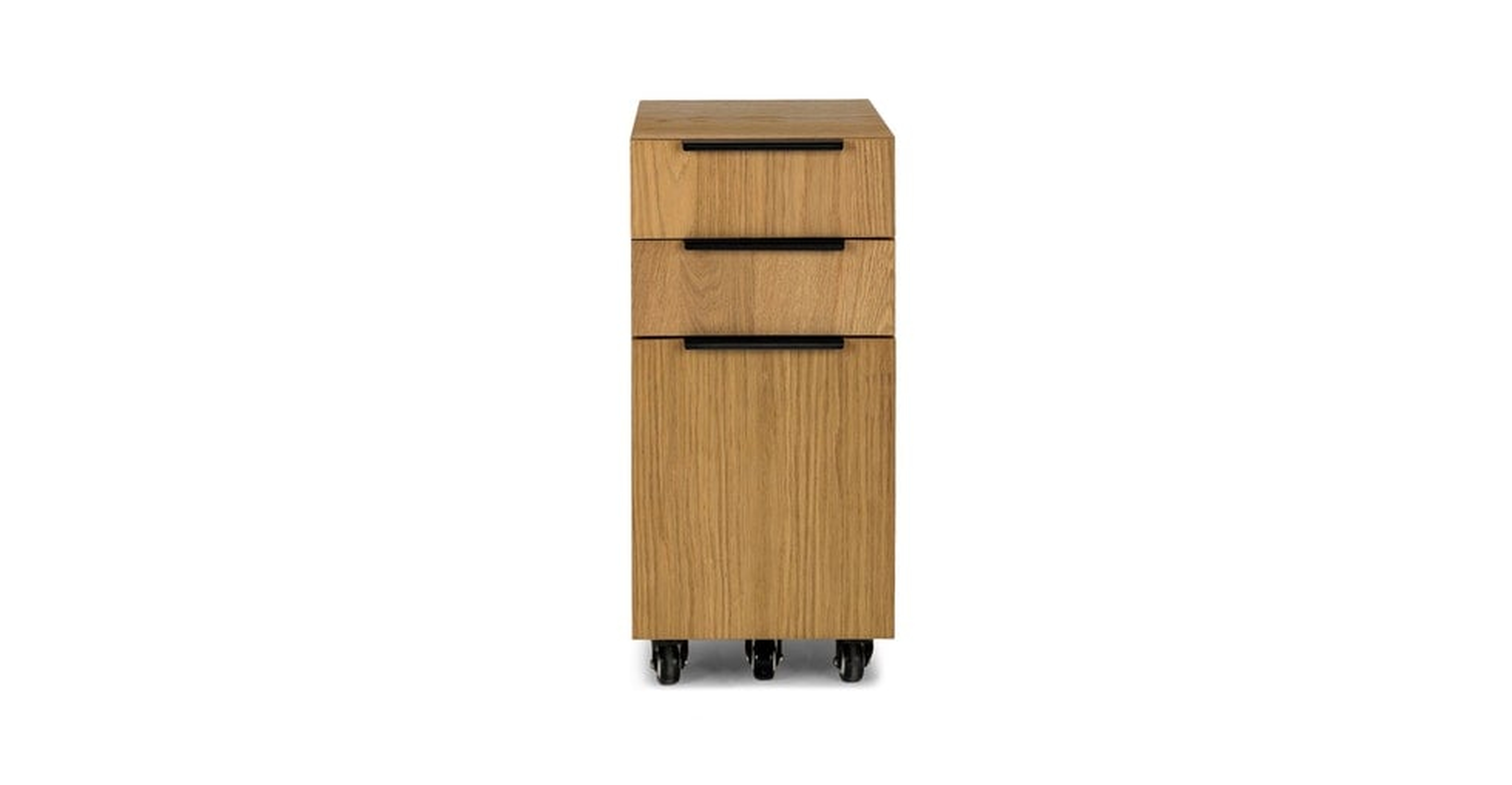 Madera 12" File Cabinet - Oak - Article