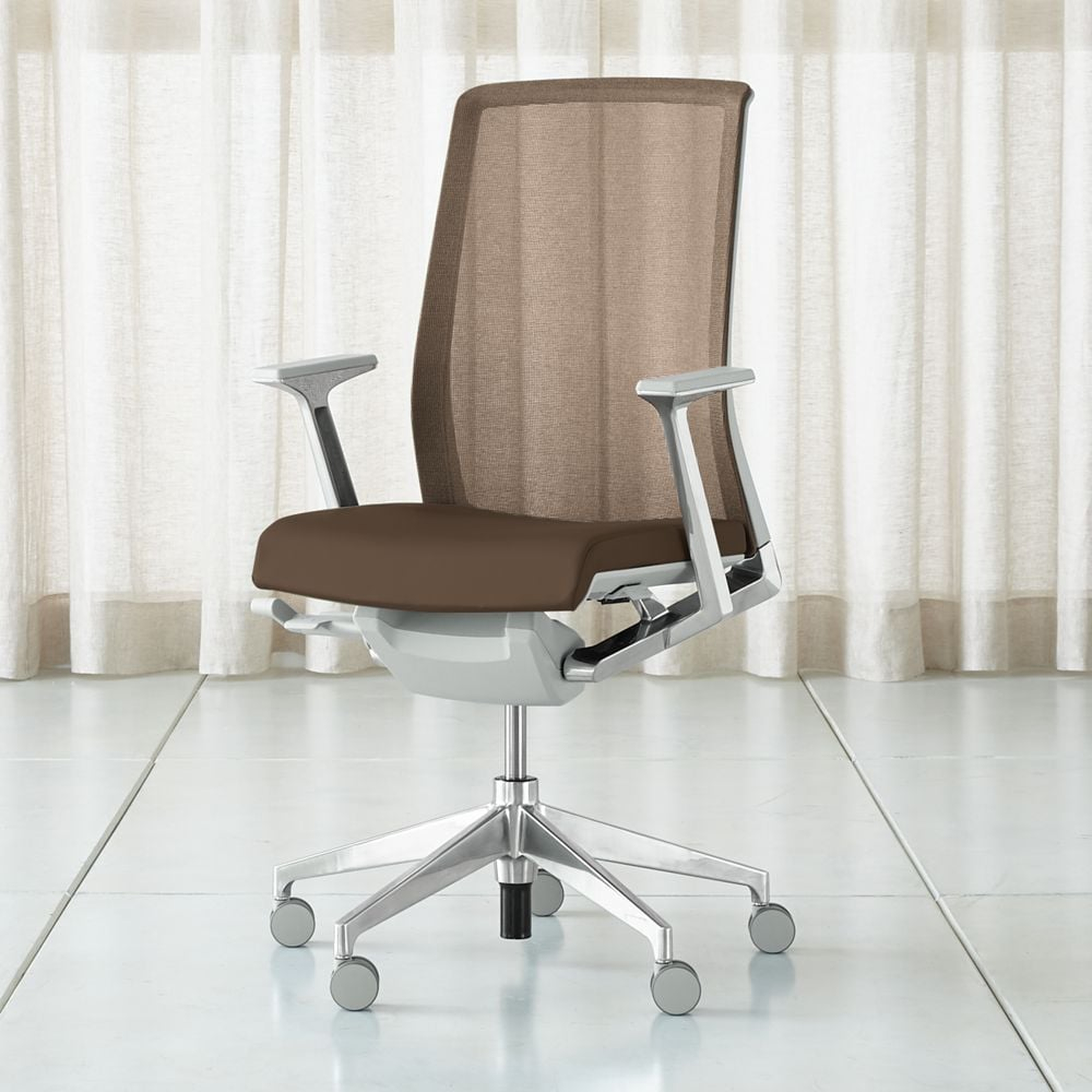 Haworth® Very® Mesh Back Desk Chair - Crate and Barrel