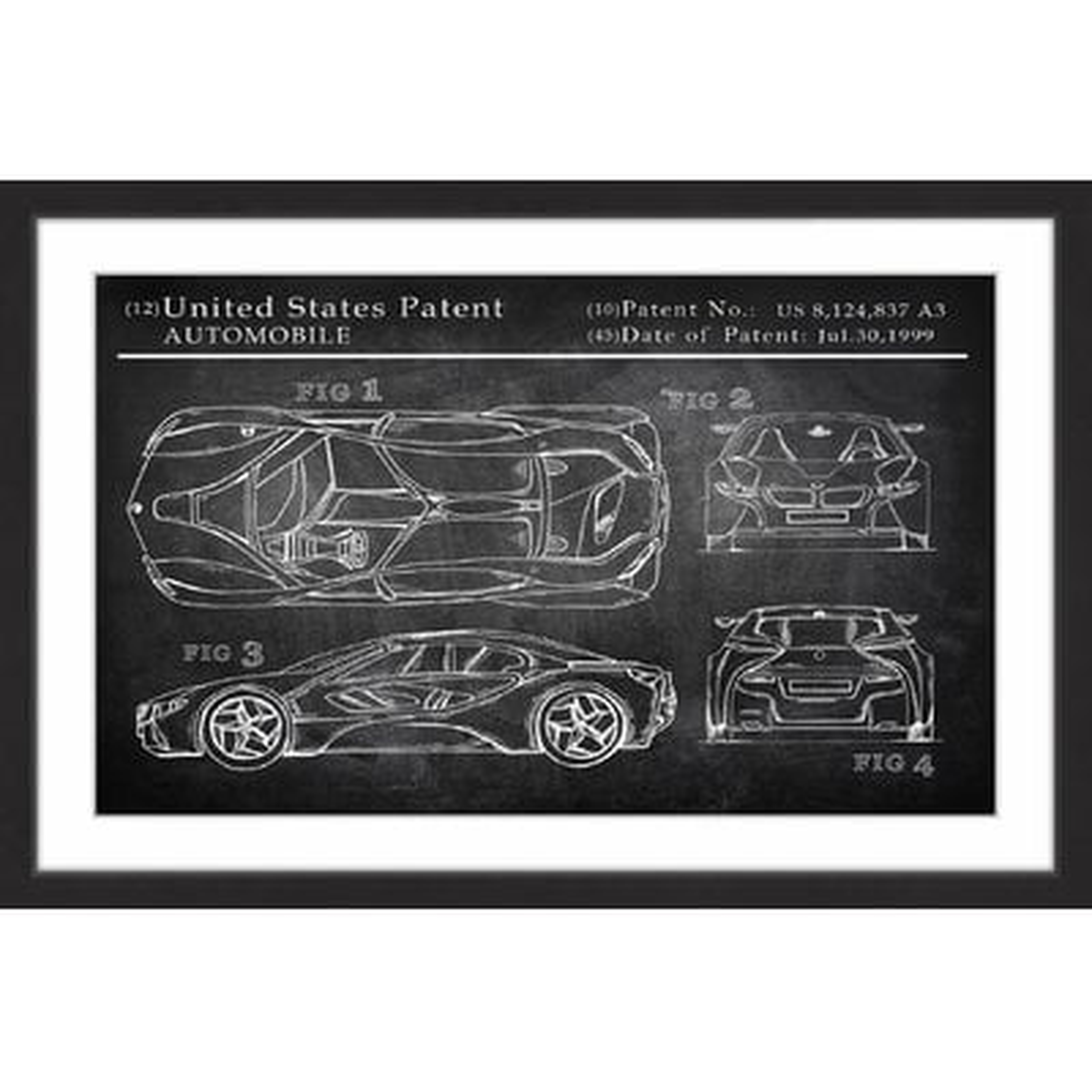 'BMW Sports Car' Framed Painting Print - Wayfair