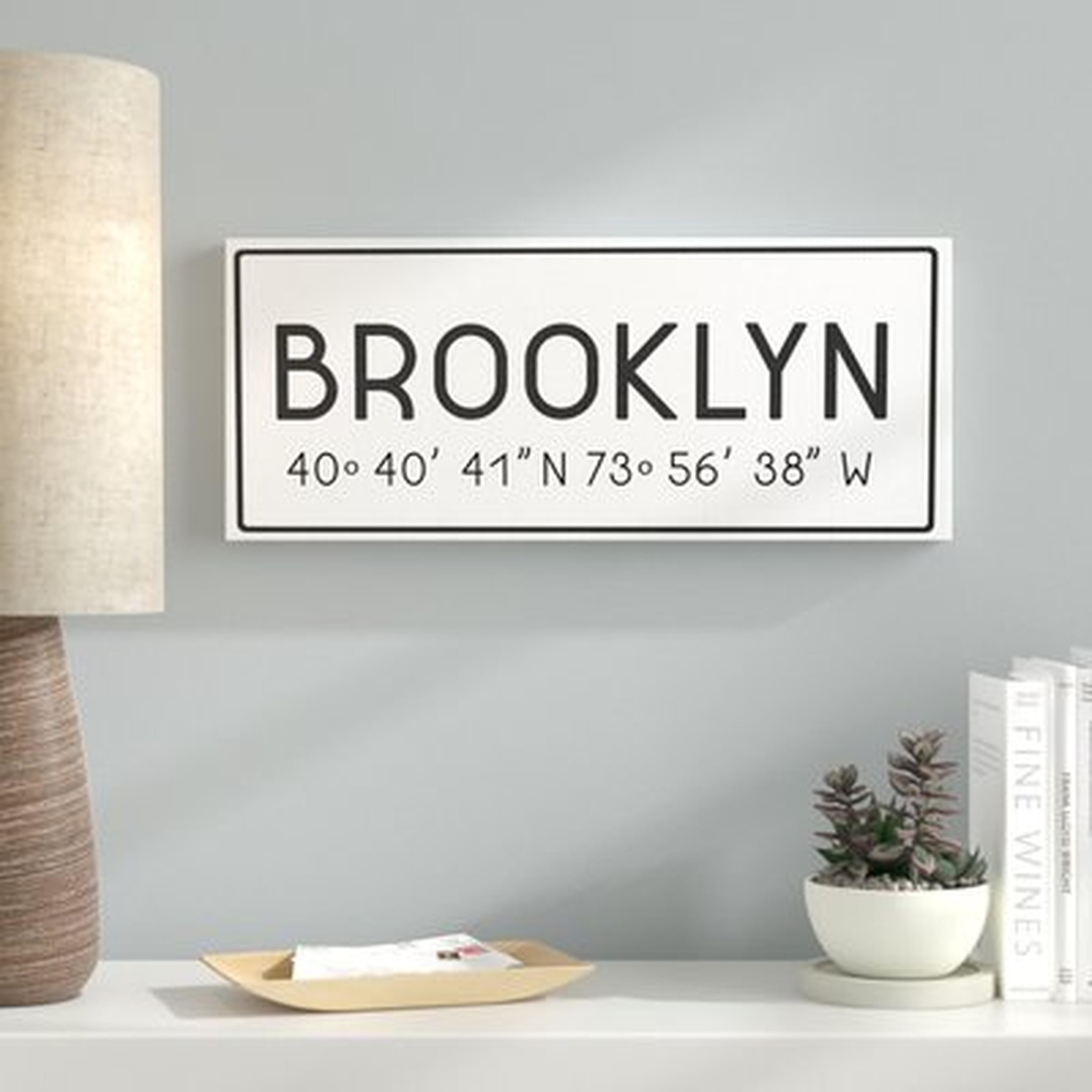 'Brooklyn' Textual Art - Wayfair
