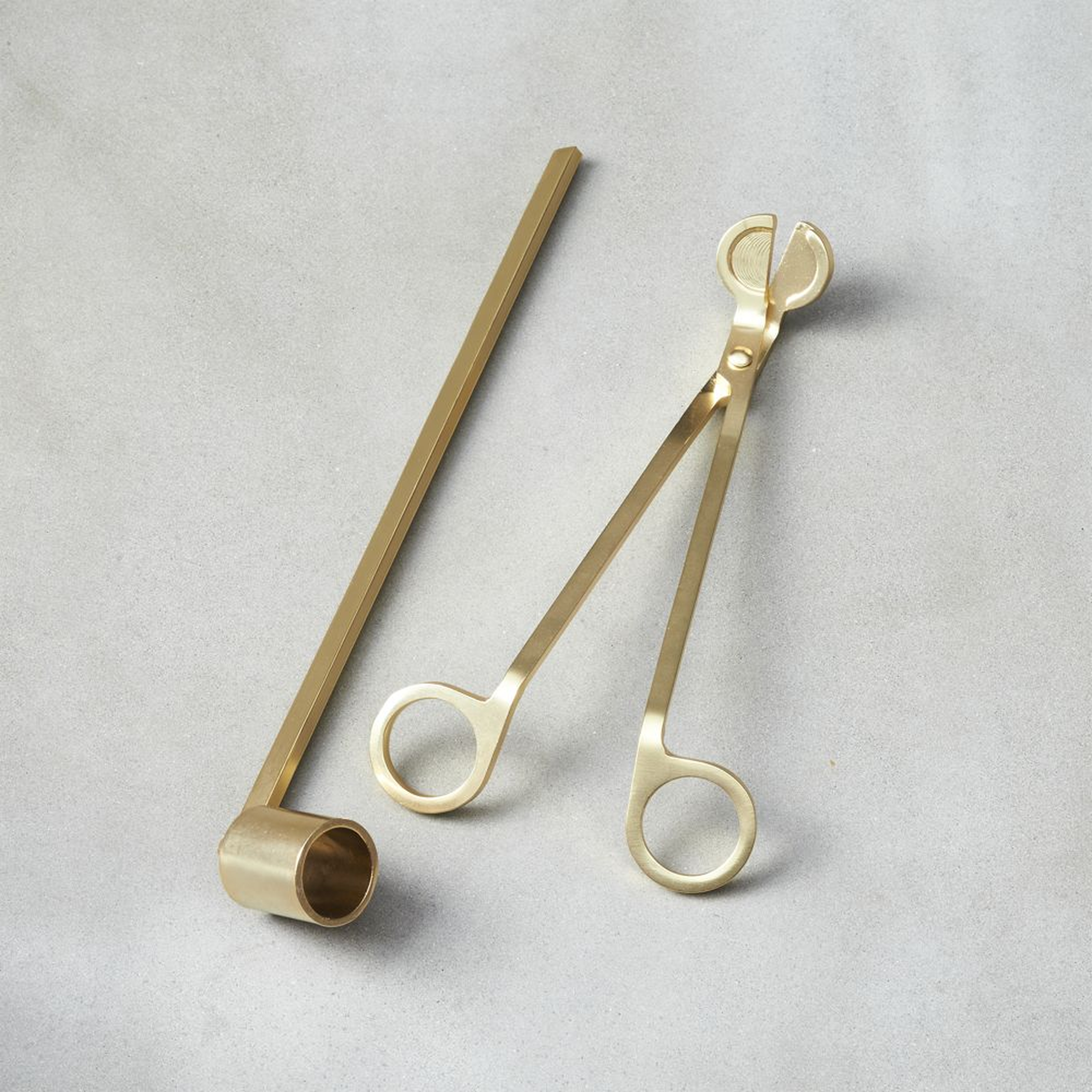 2-Piece Wick Trimmer and Candle Snuffer Set - CB2