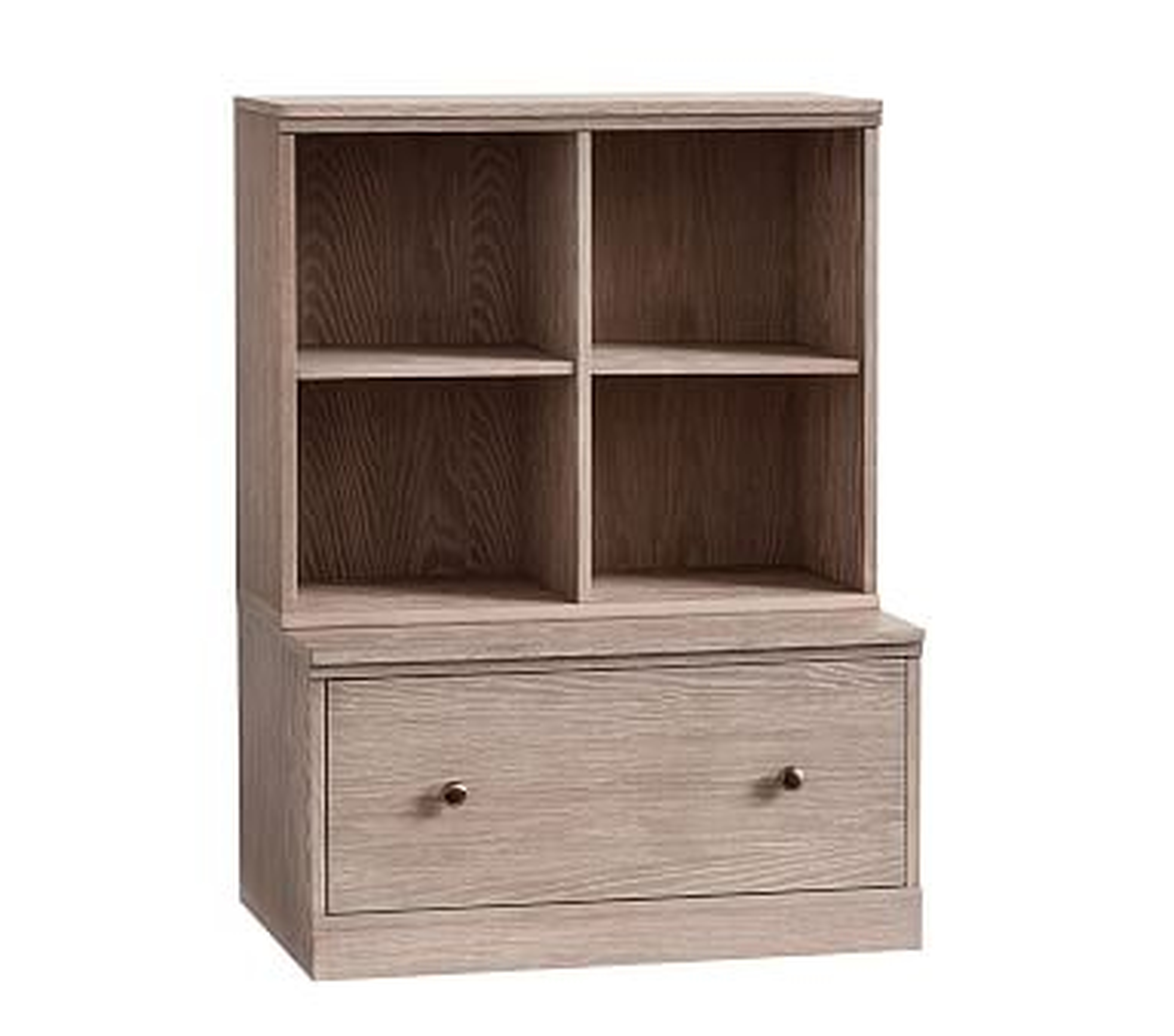 Cameron 1 Cubby & 1 Drawer Base Set, Hertiage Fog, In-Home Delivery - Pottery Barn Kids