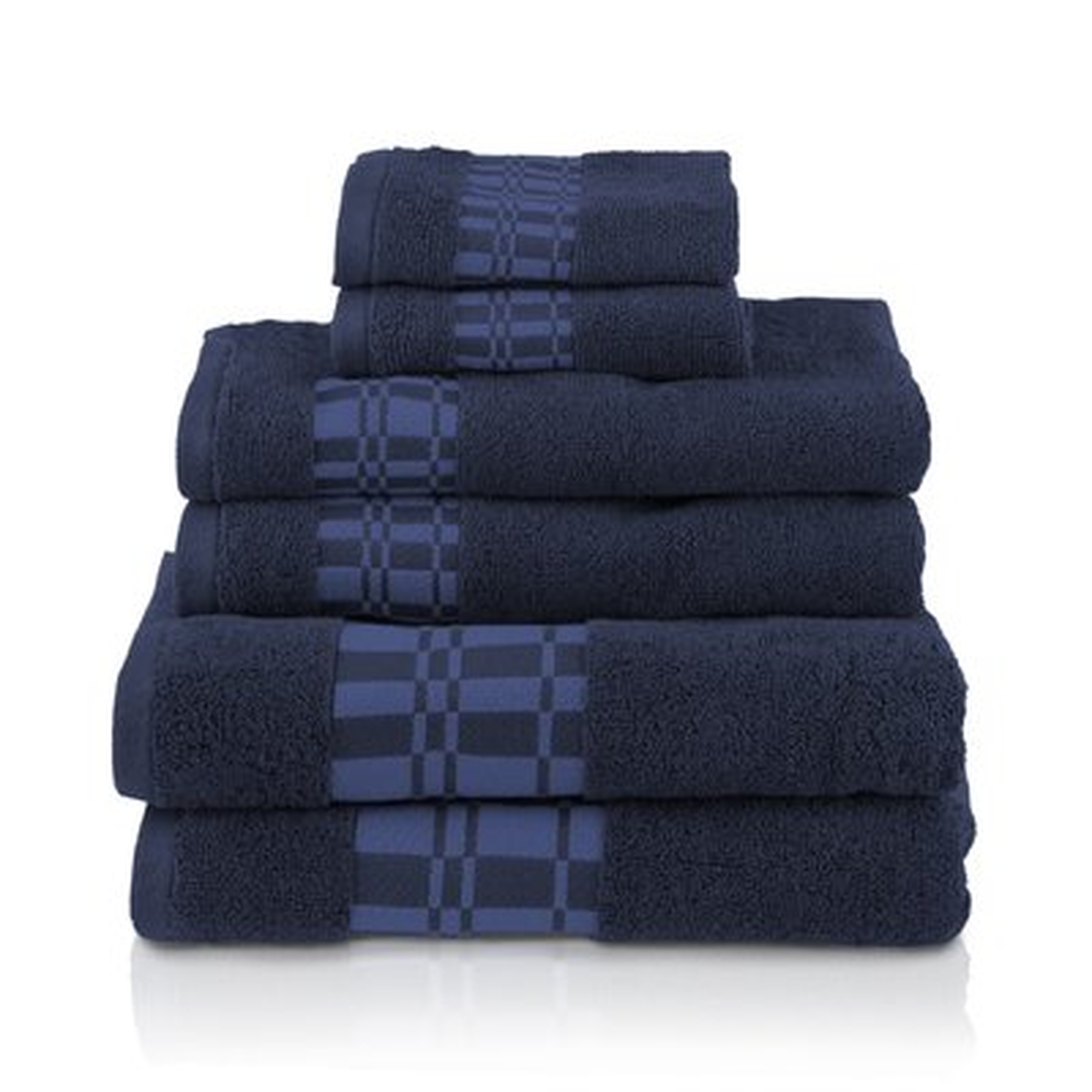 6 Piece 100% Cotton Towel Set - AllModern