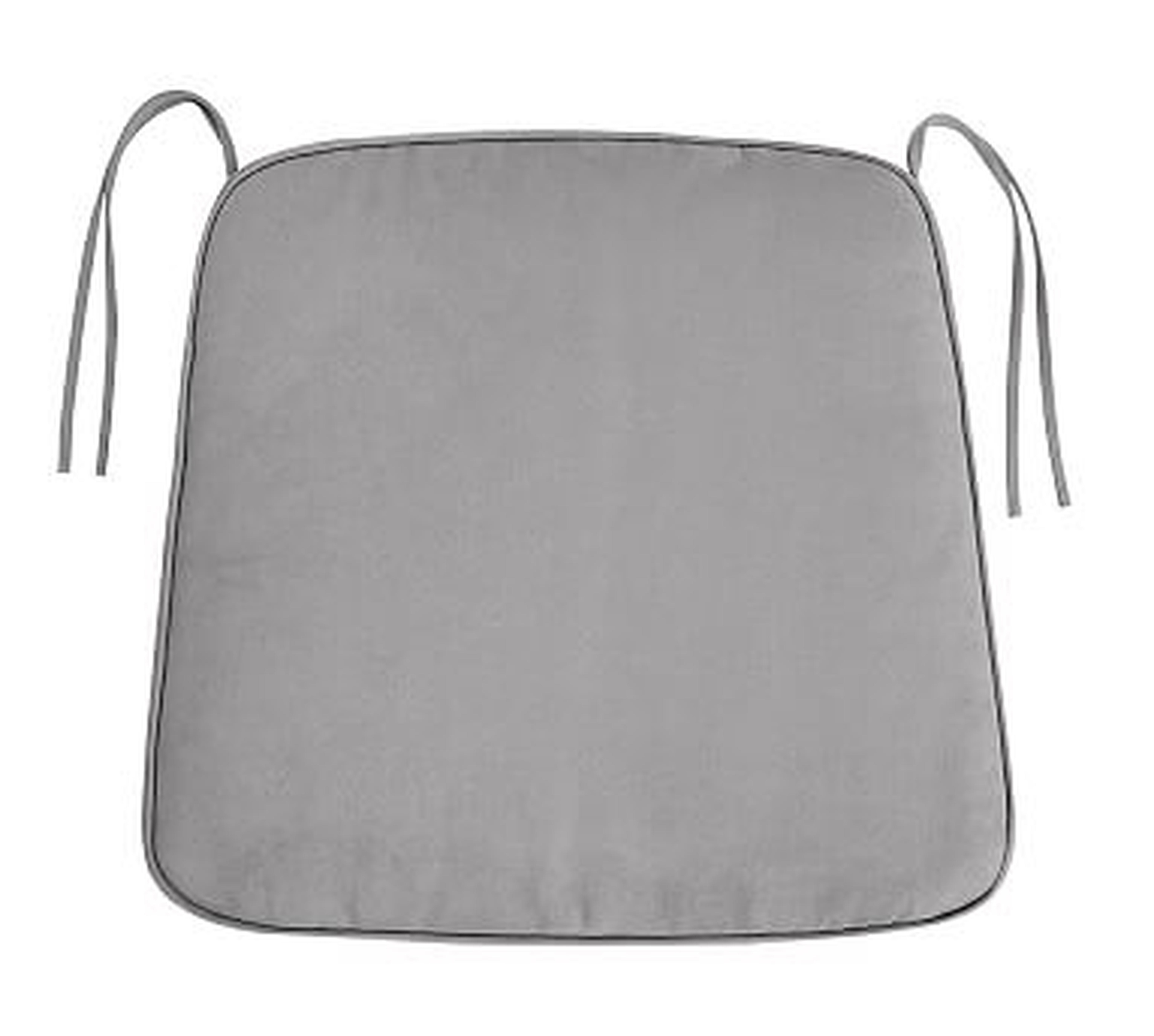 PB Classic Dining Chair Cushion, Small, Performance Everydaysuede(TM) Metal Gray - Pottery Barn