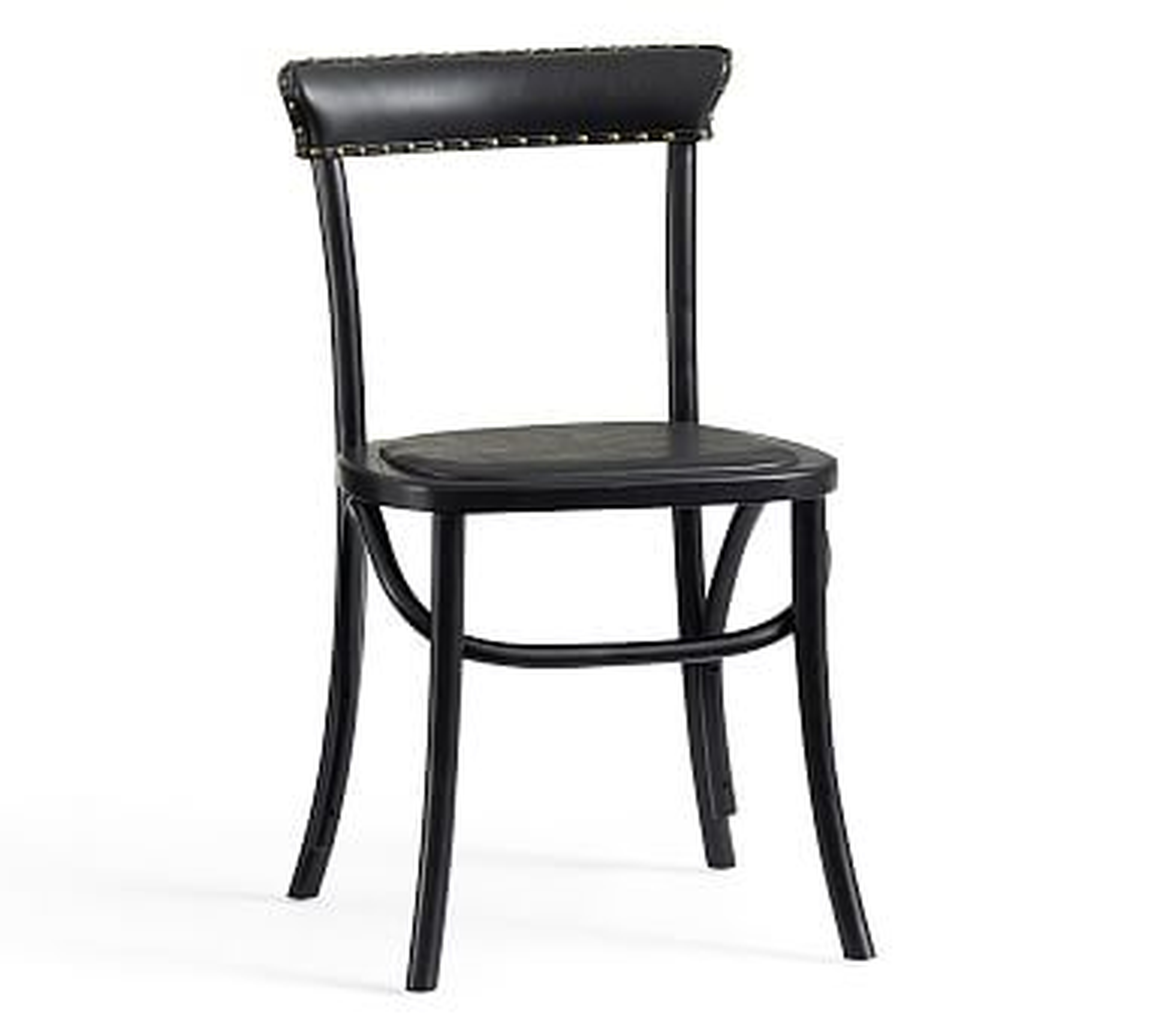 Lucas Dining Side Chair, Black - Pottery Barn