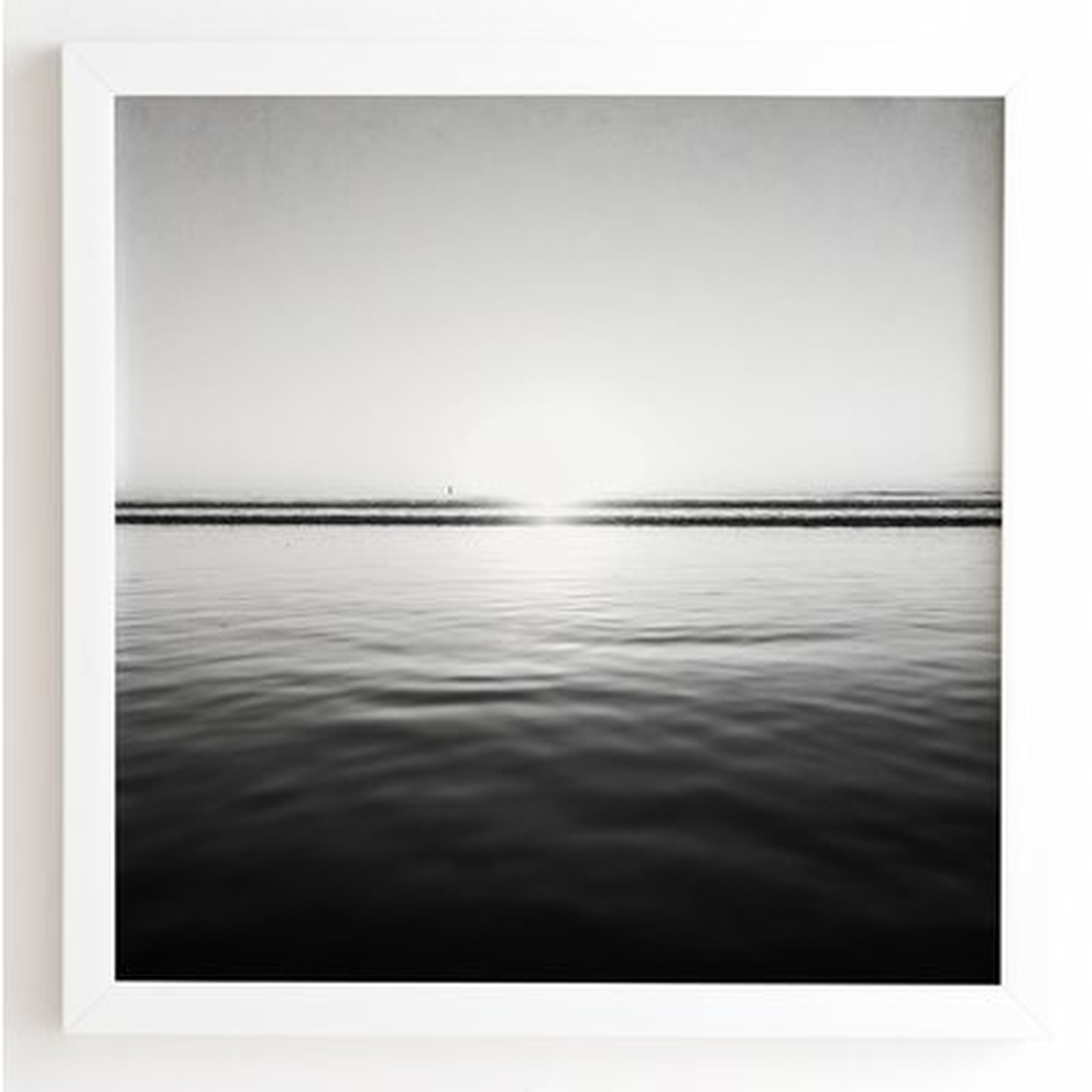 Calm Sea by Bree Madden - Picture Frame Photograph Print on Wood - AllModern