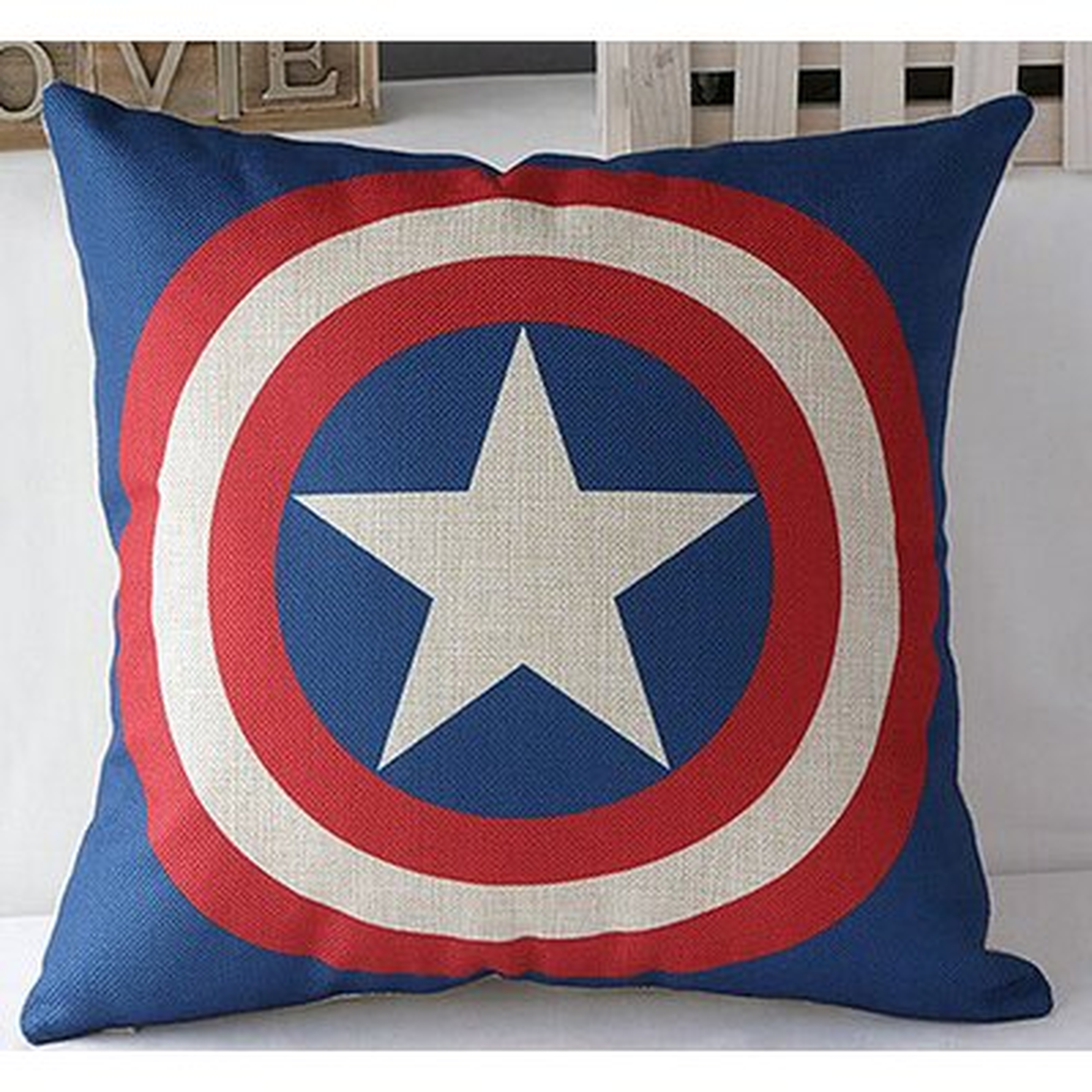 SuperHeroes Captain America Cotton Throw Pillow - Wayfair