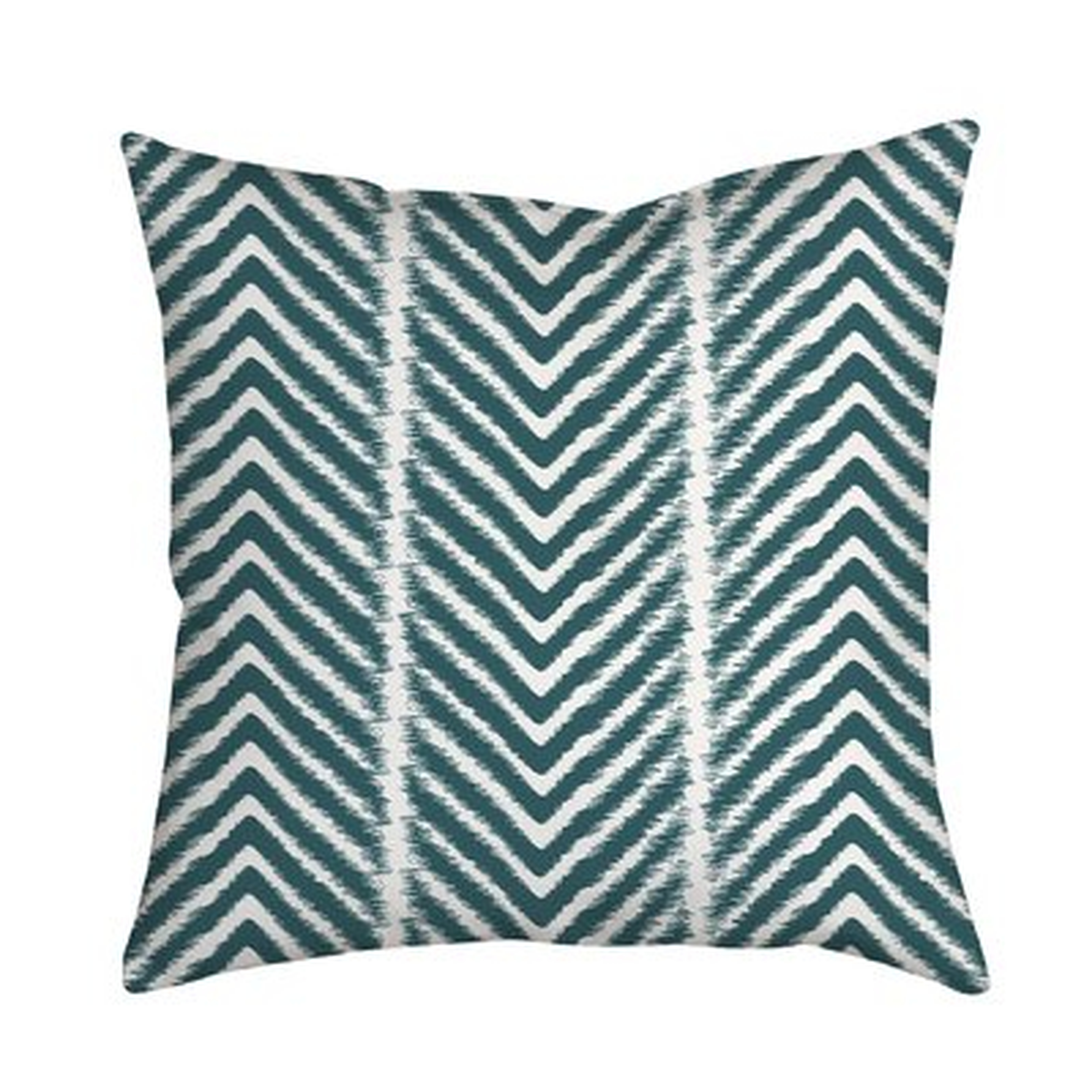 Presswood Zebra Chevron Print Indoor/Outdoor Throw Pillow - Wayfair