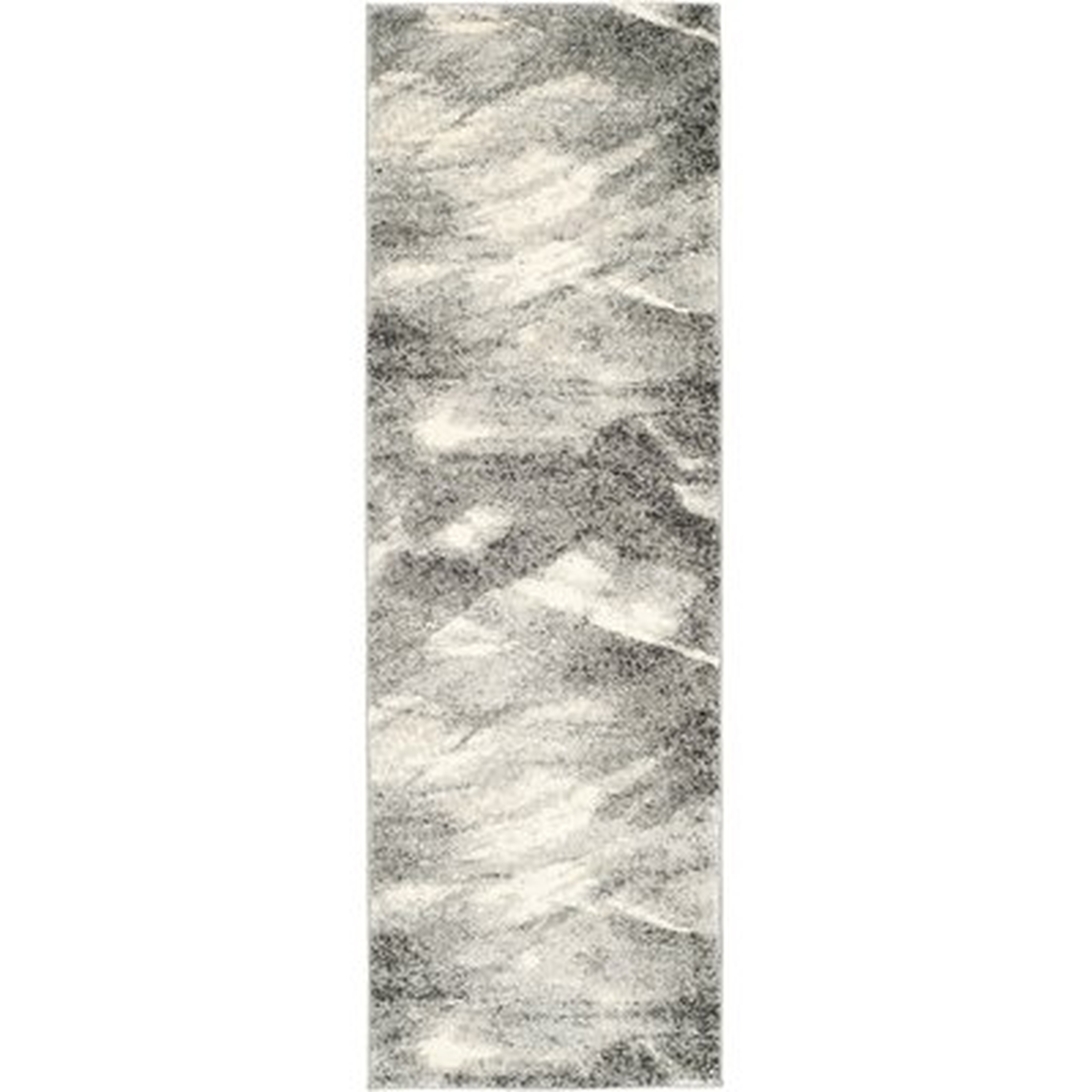 Kruse Abstract Gray/Ivory Area Rug - AllModern