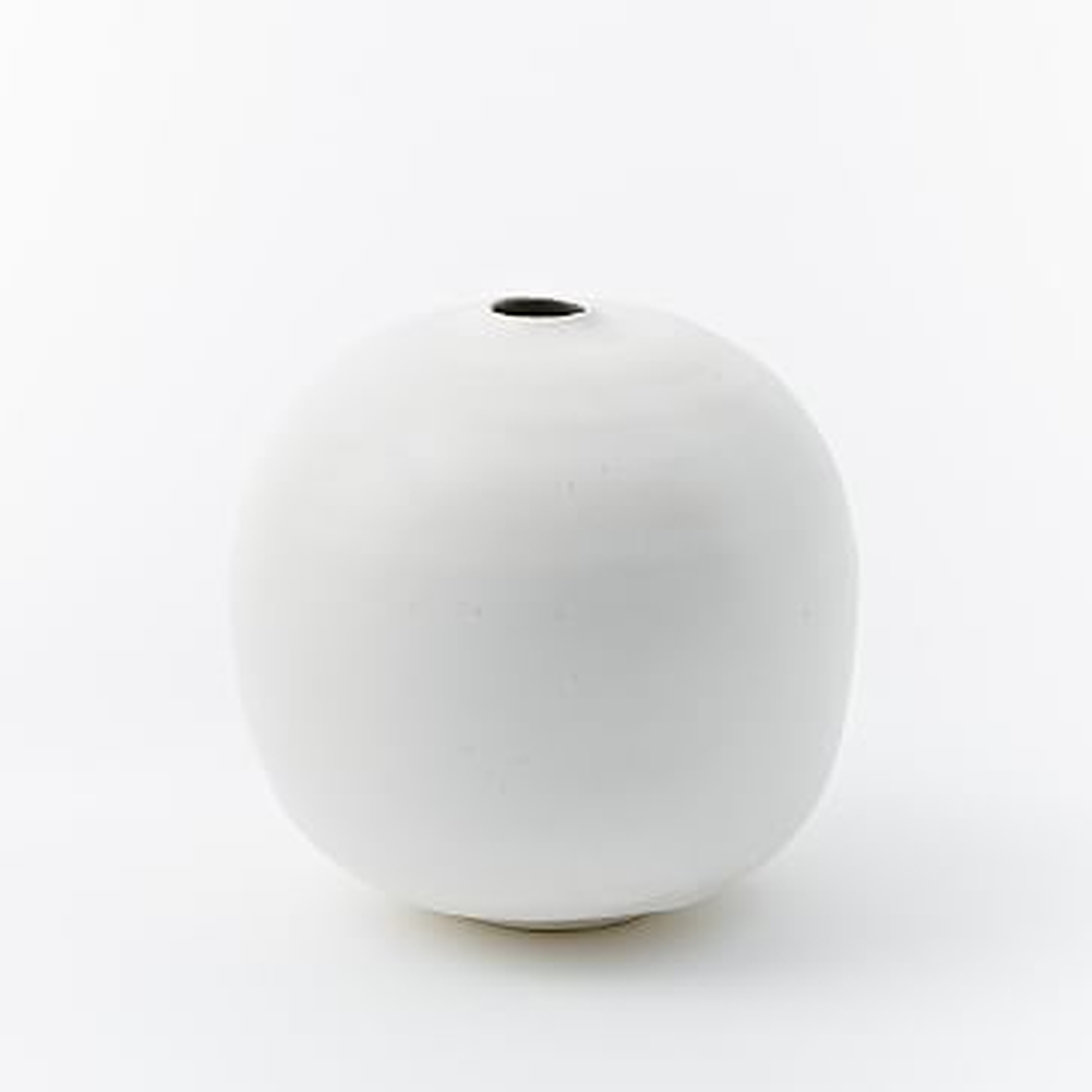 Judy Jackson Bottle Vase, Small, White - West Elm