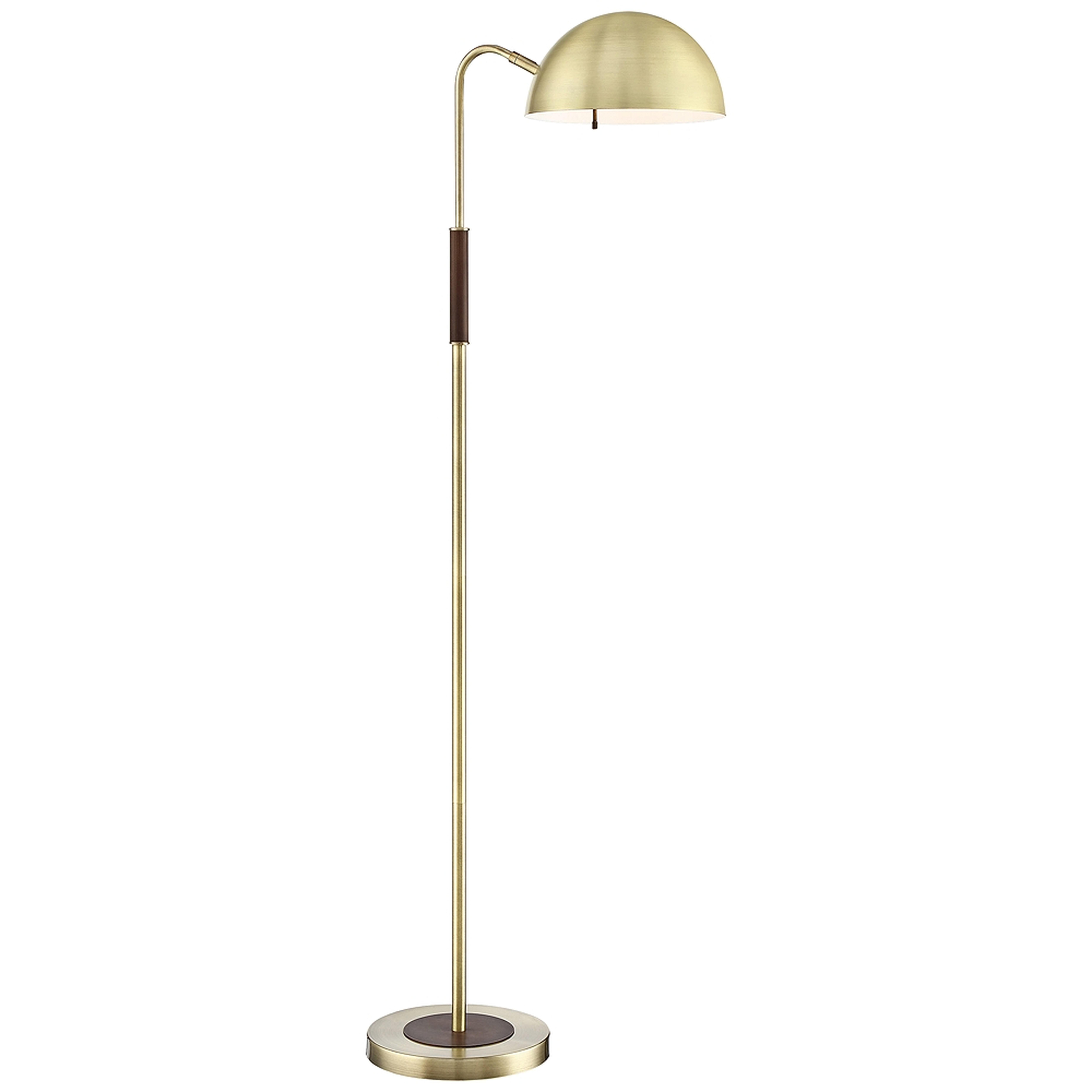 Lite Source Clouseau Antique Brass Buffet Floor Lamp - Lamps Plus