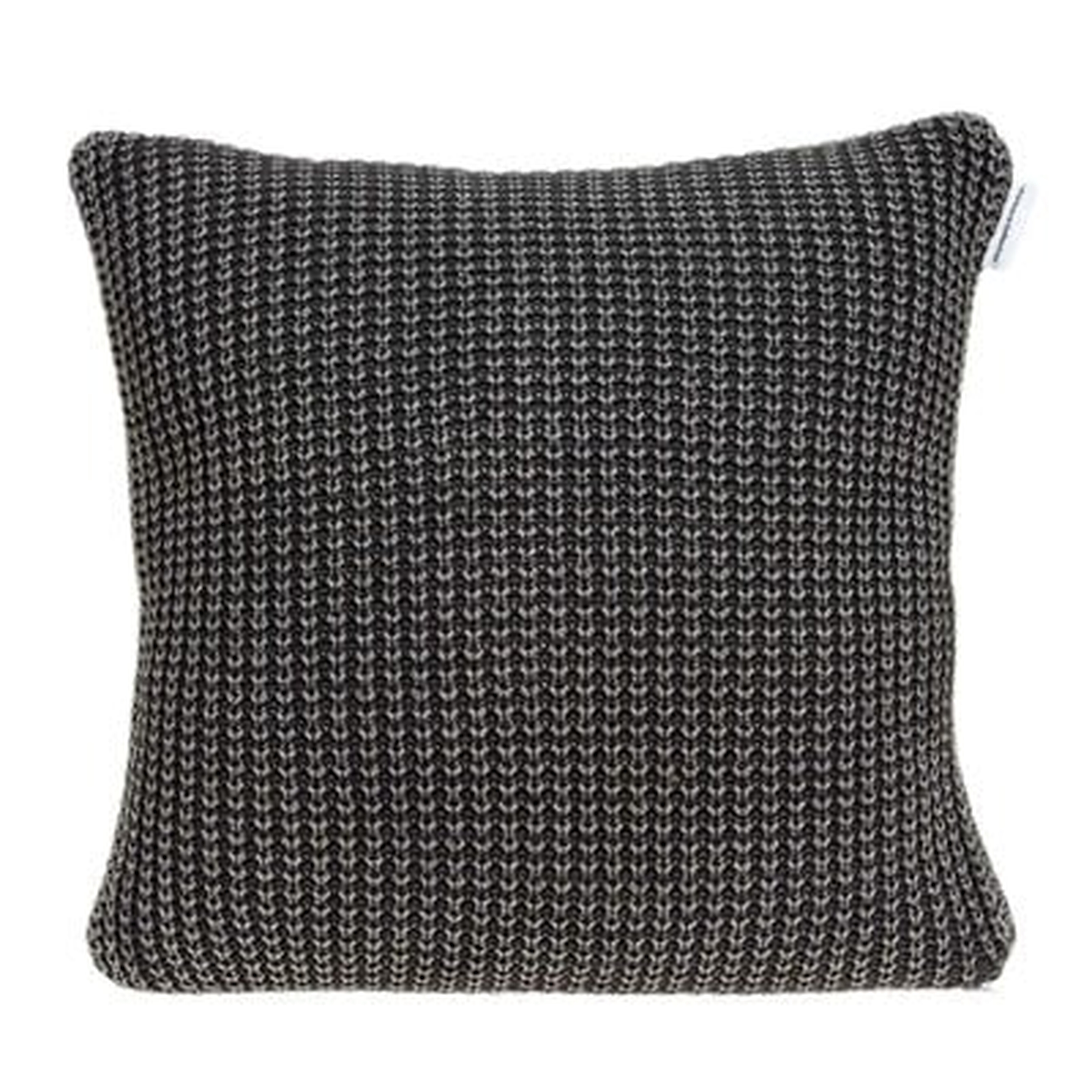 20" X 7" X 20" Transitional Charcoal Pillow Cover With Down Insert - Wayfair