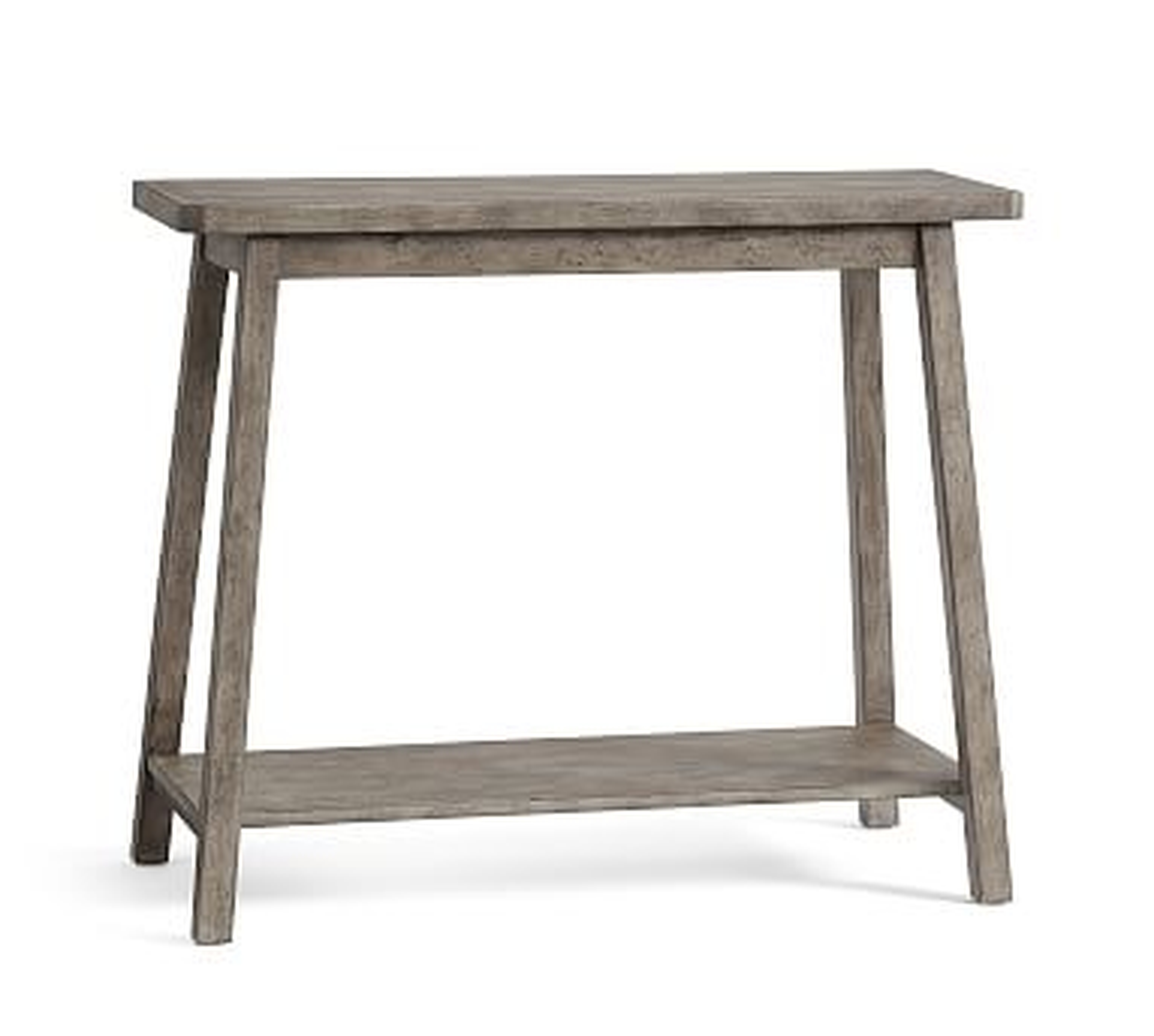 Mateo Console Table, Salvaged Gray - Pottery Barn