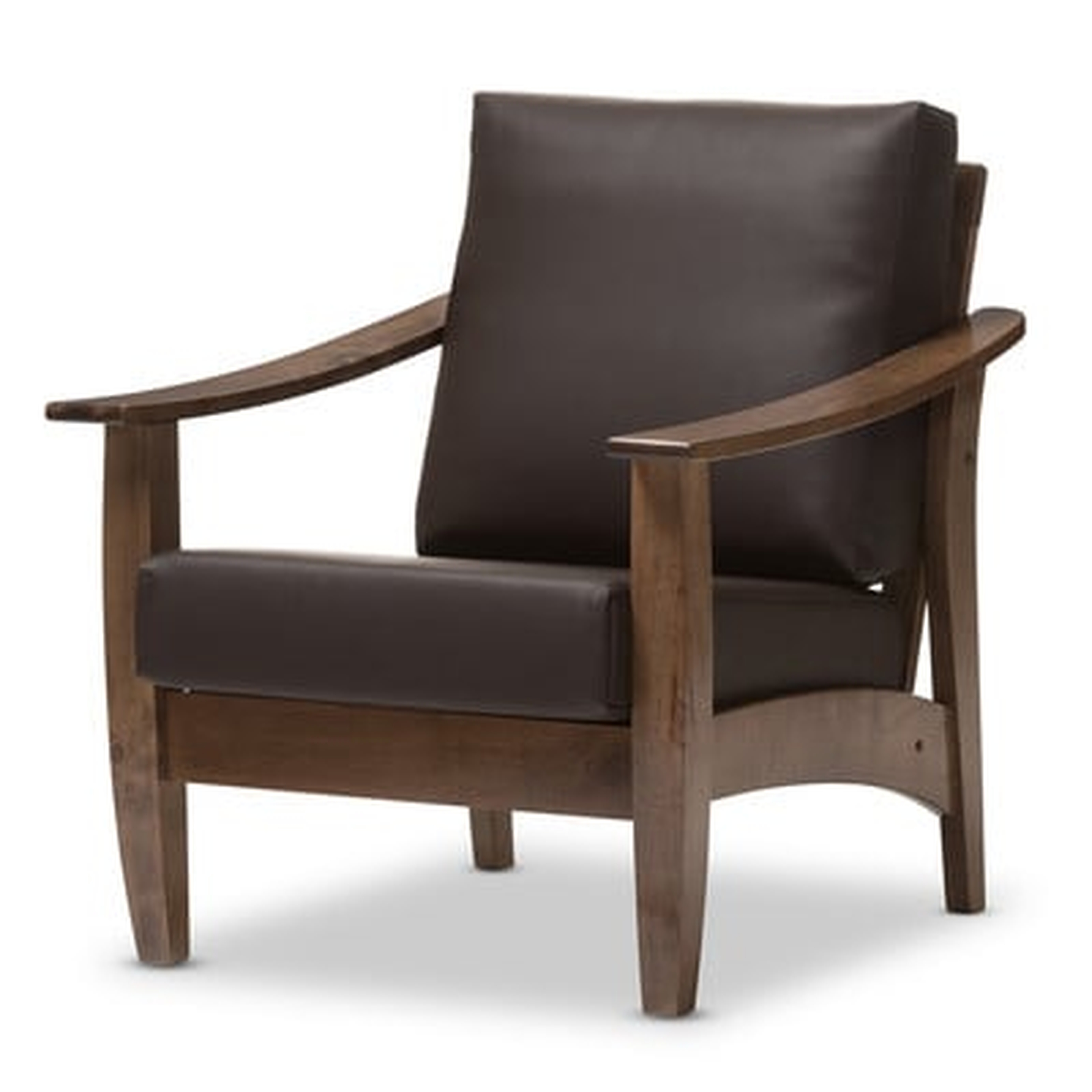 Naccarato Faux Leather Armchair - Wayfair