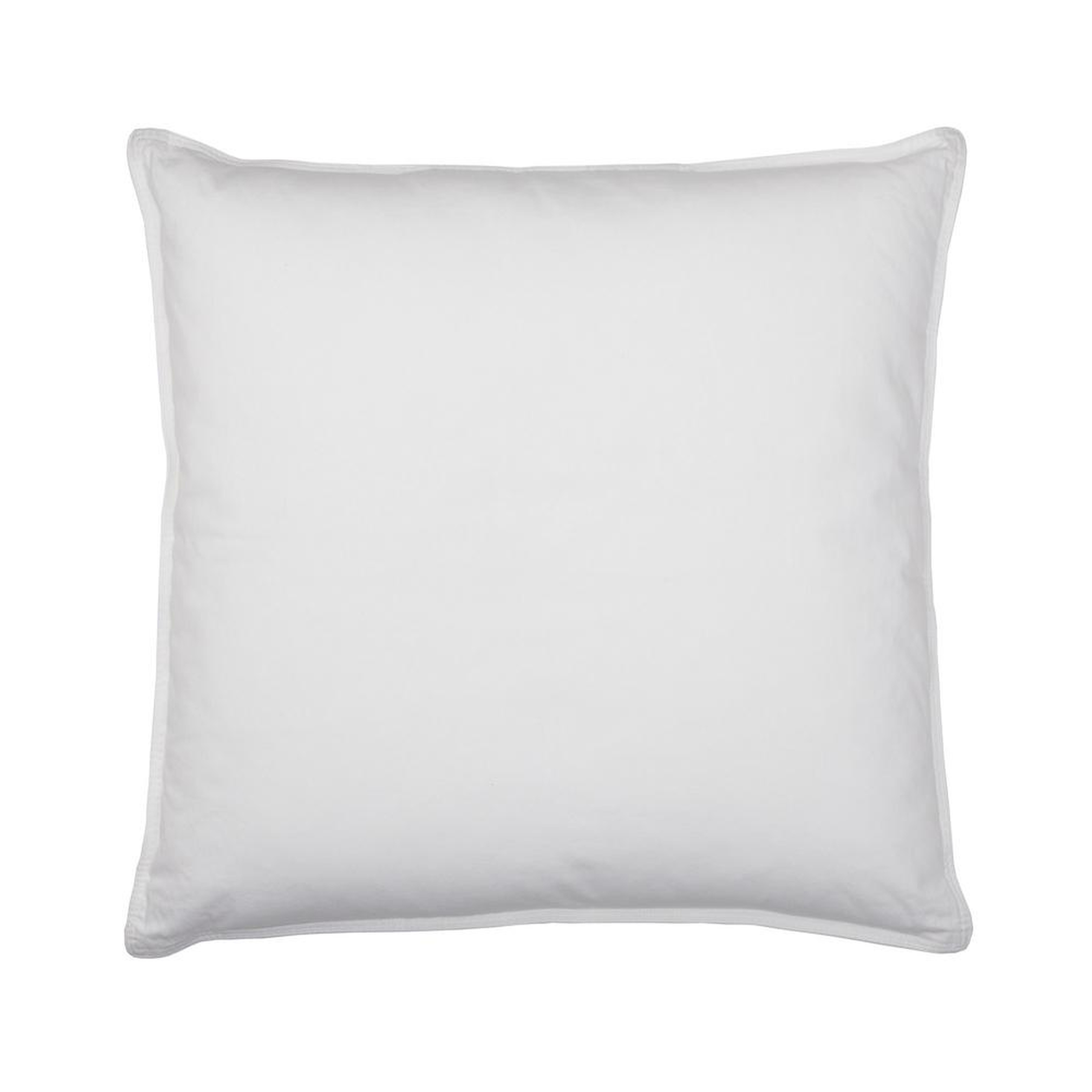Company Cotton White Down Decorative Pillow Insert, 26 in. x 26 in. - Home Depot
