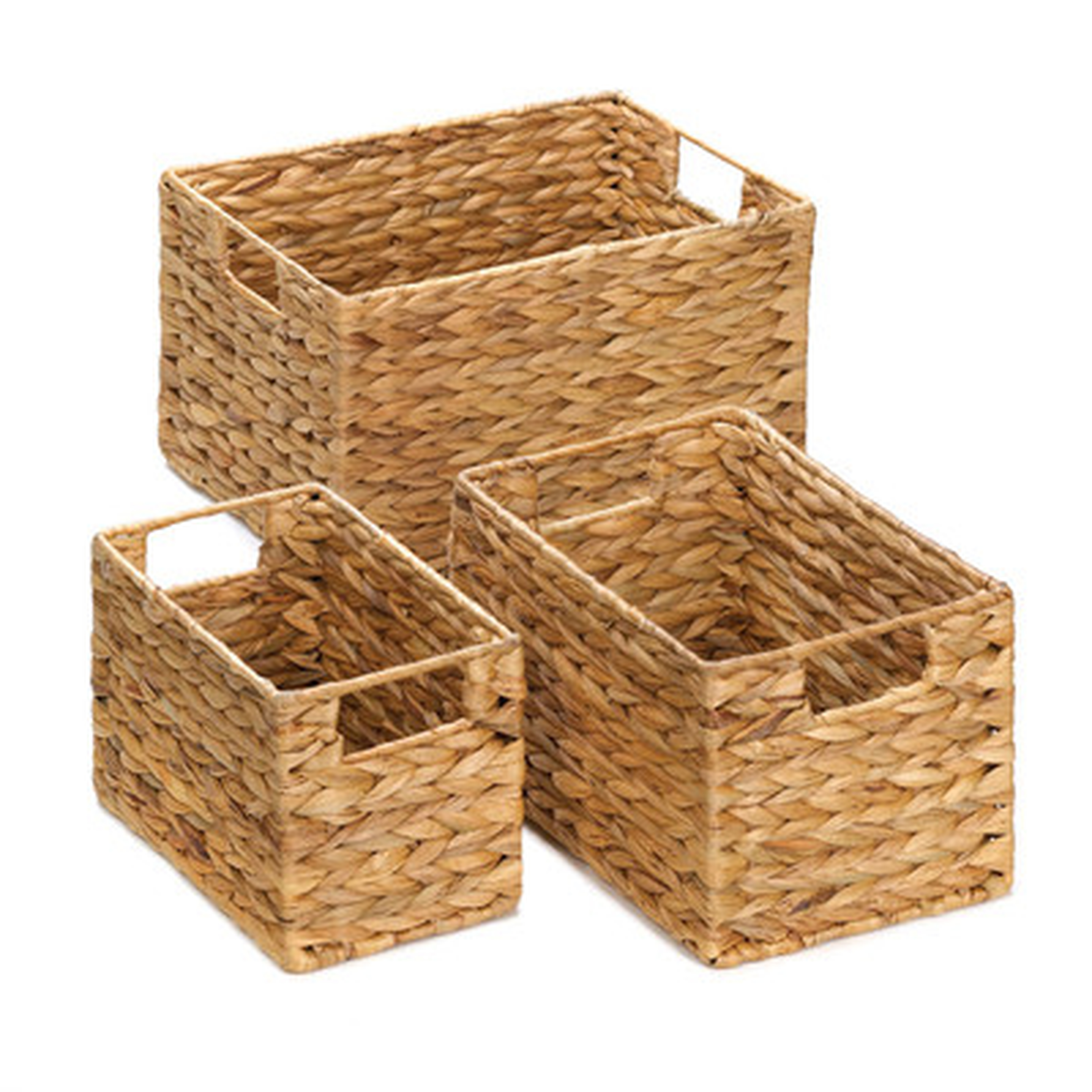 3 Piece Husk Nesting Basket Set - Wayfair