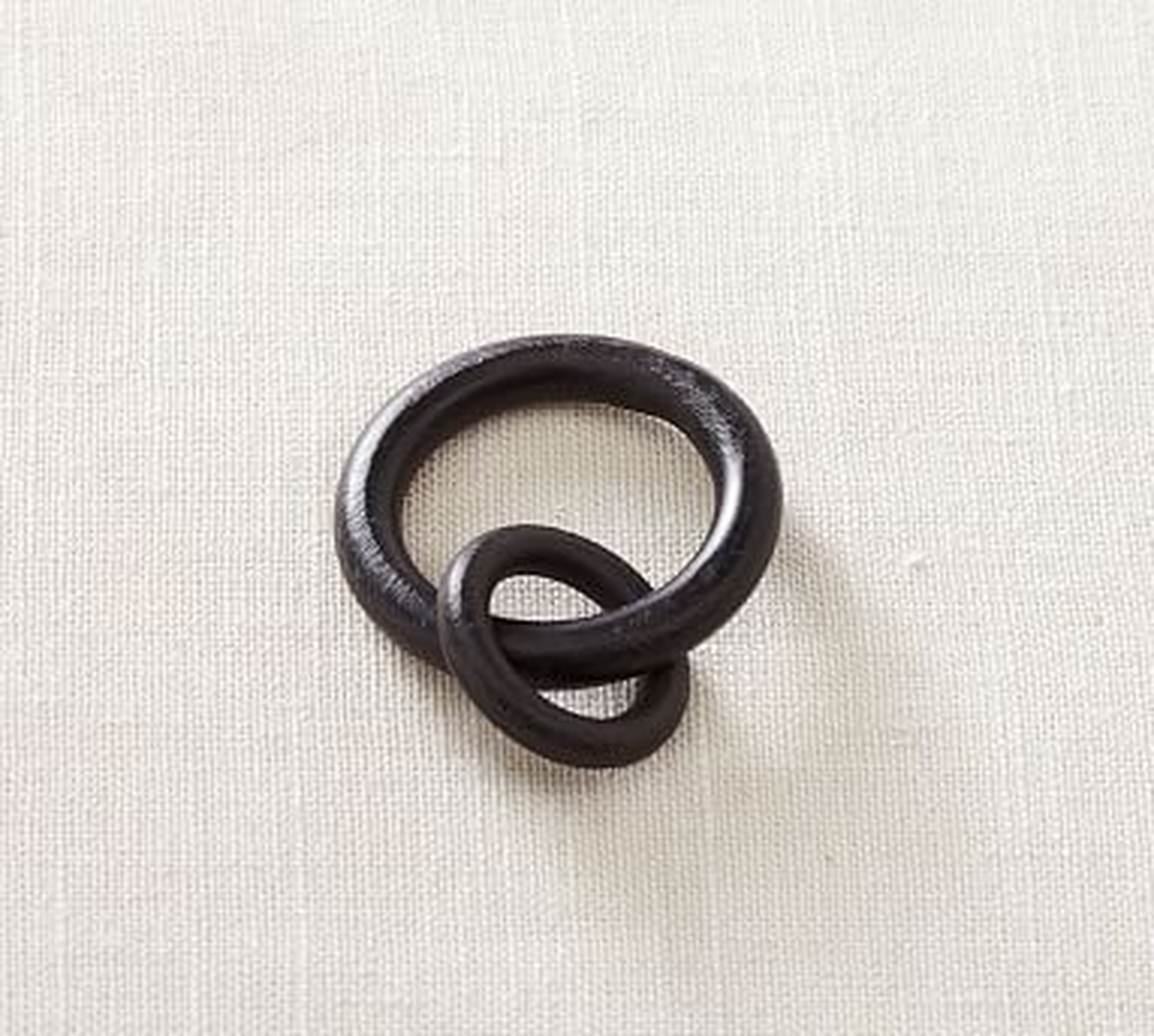 PB Essential Round Rings, Set of 13, Large, Cast Iron Finish - Pottery Barn