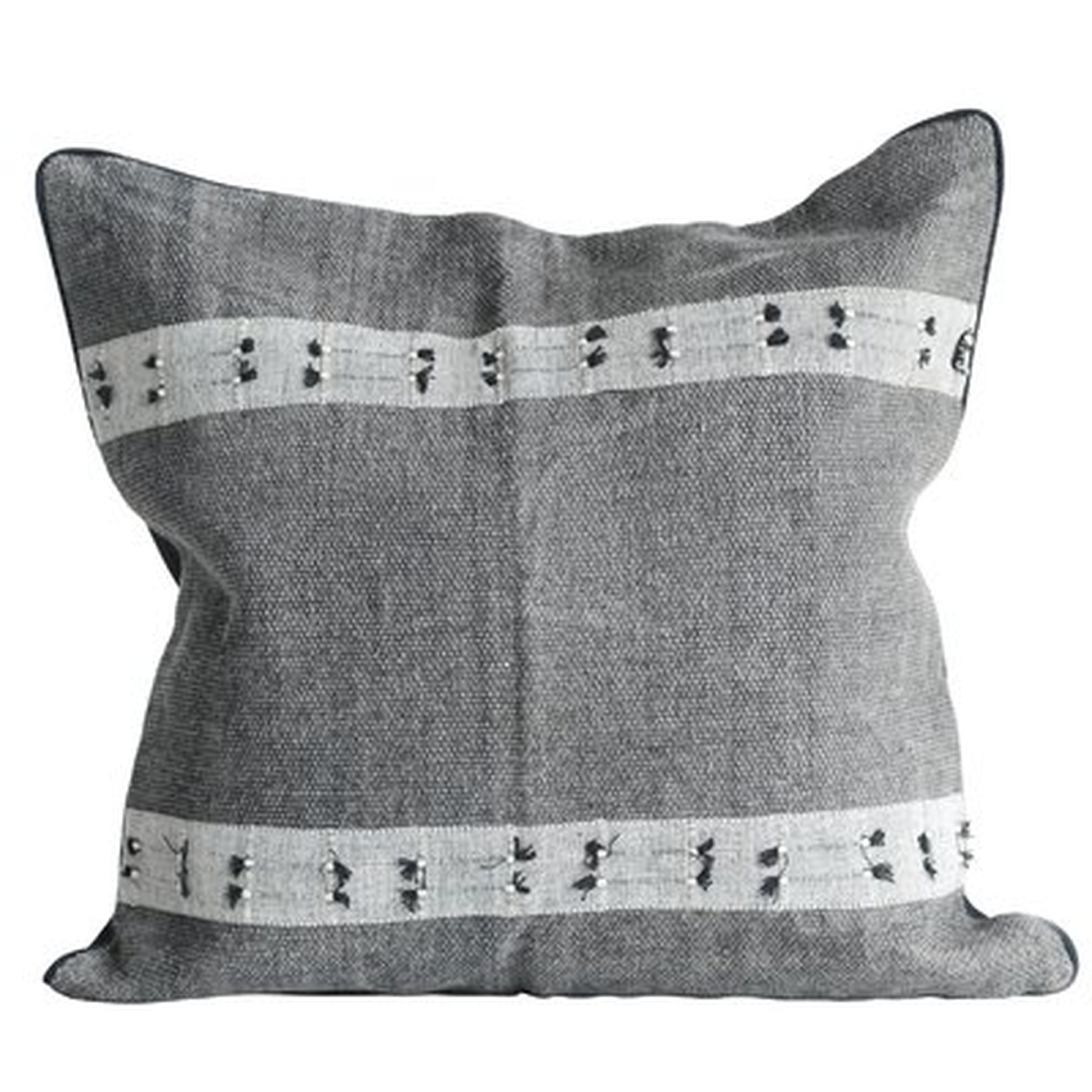 Joellen Woven Cotton Throw Pillow - AllModern