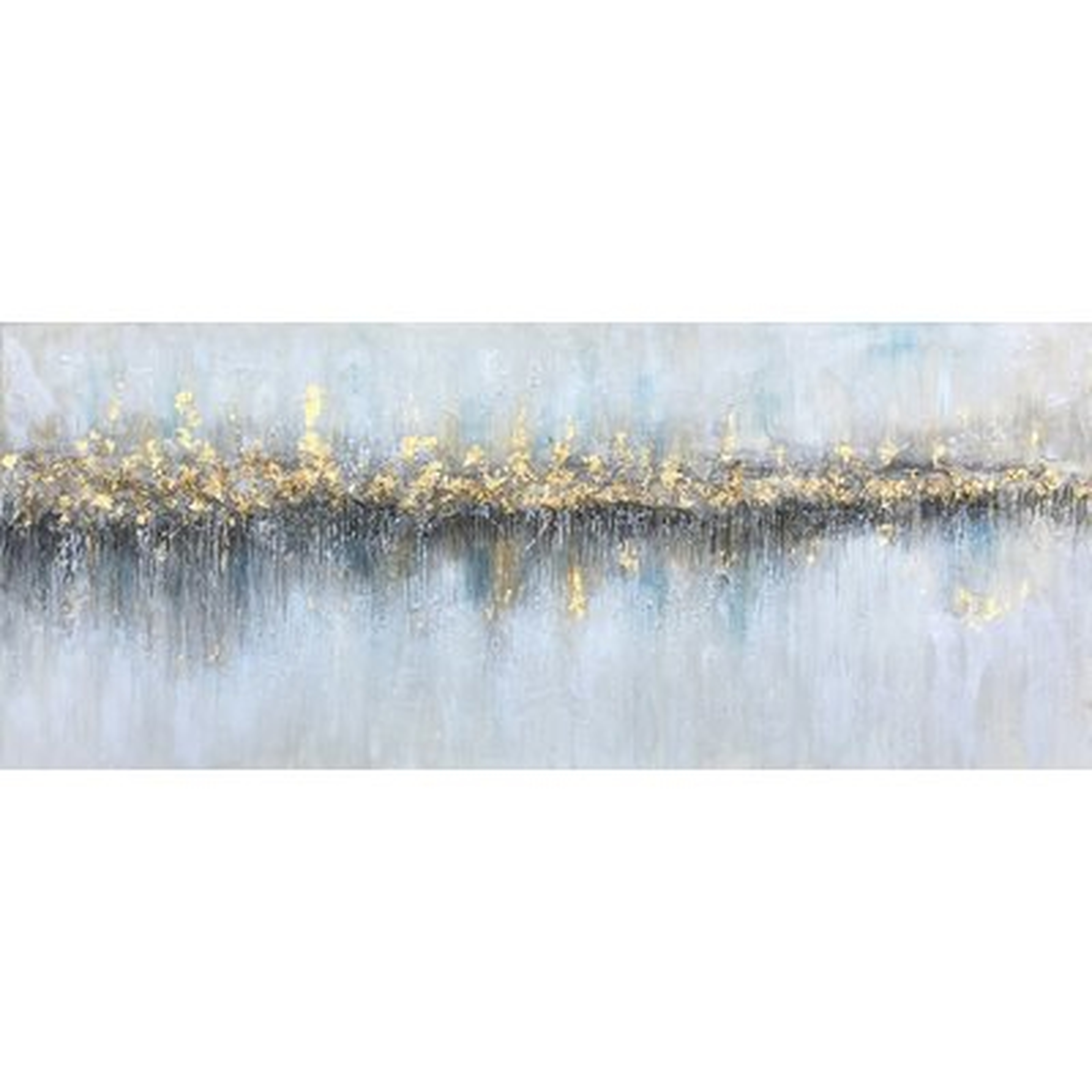'Glowing from Afar' 100% hand-painted on Wrapped Canvas - Wayfair