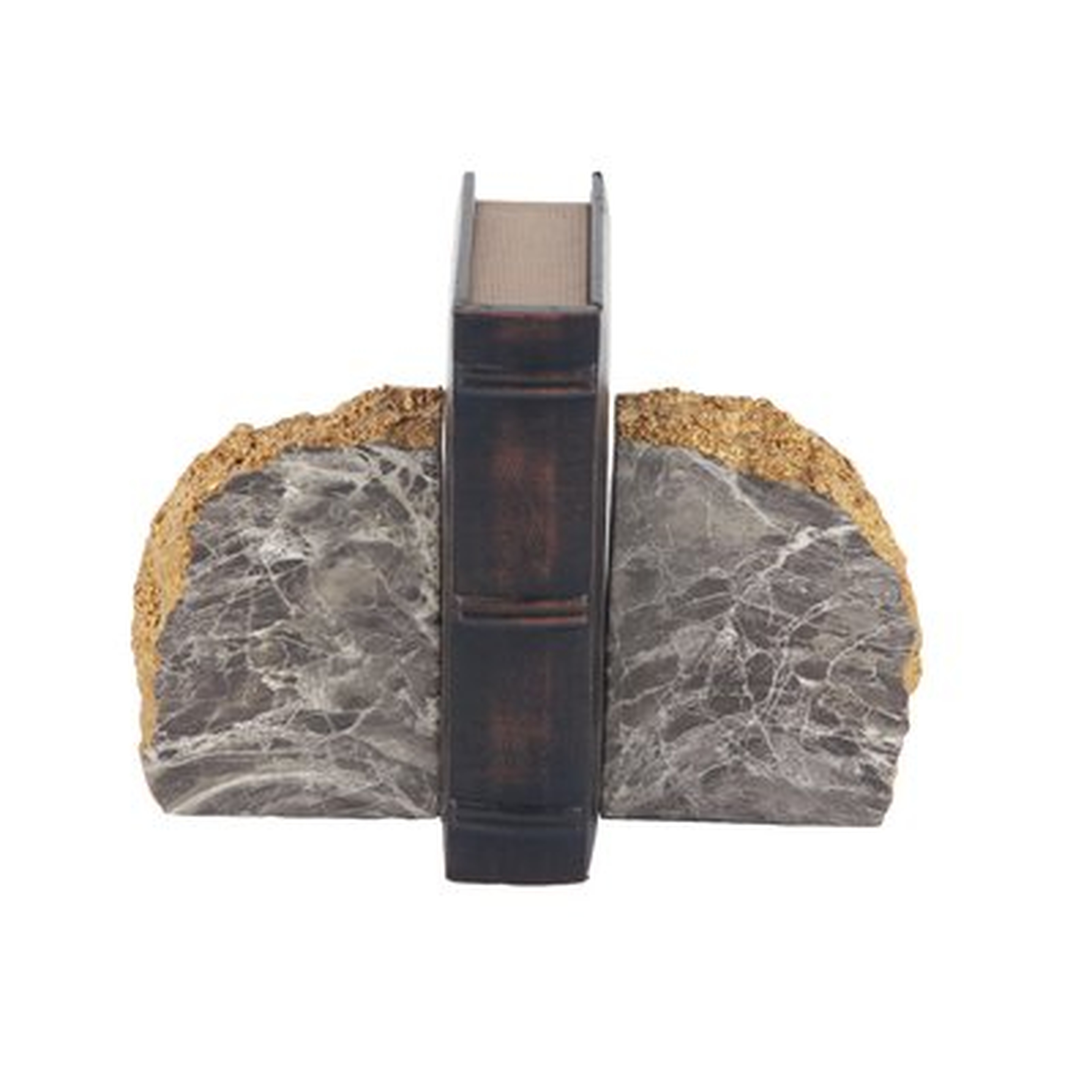 Rustic Domed Rock Bookends - Birch Lane