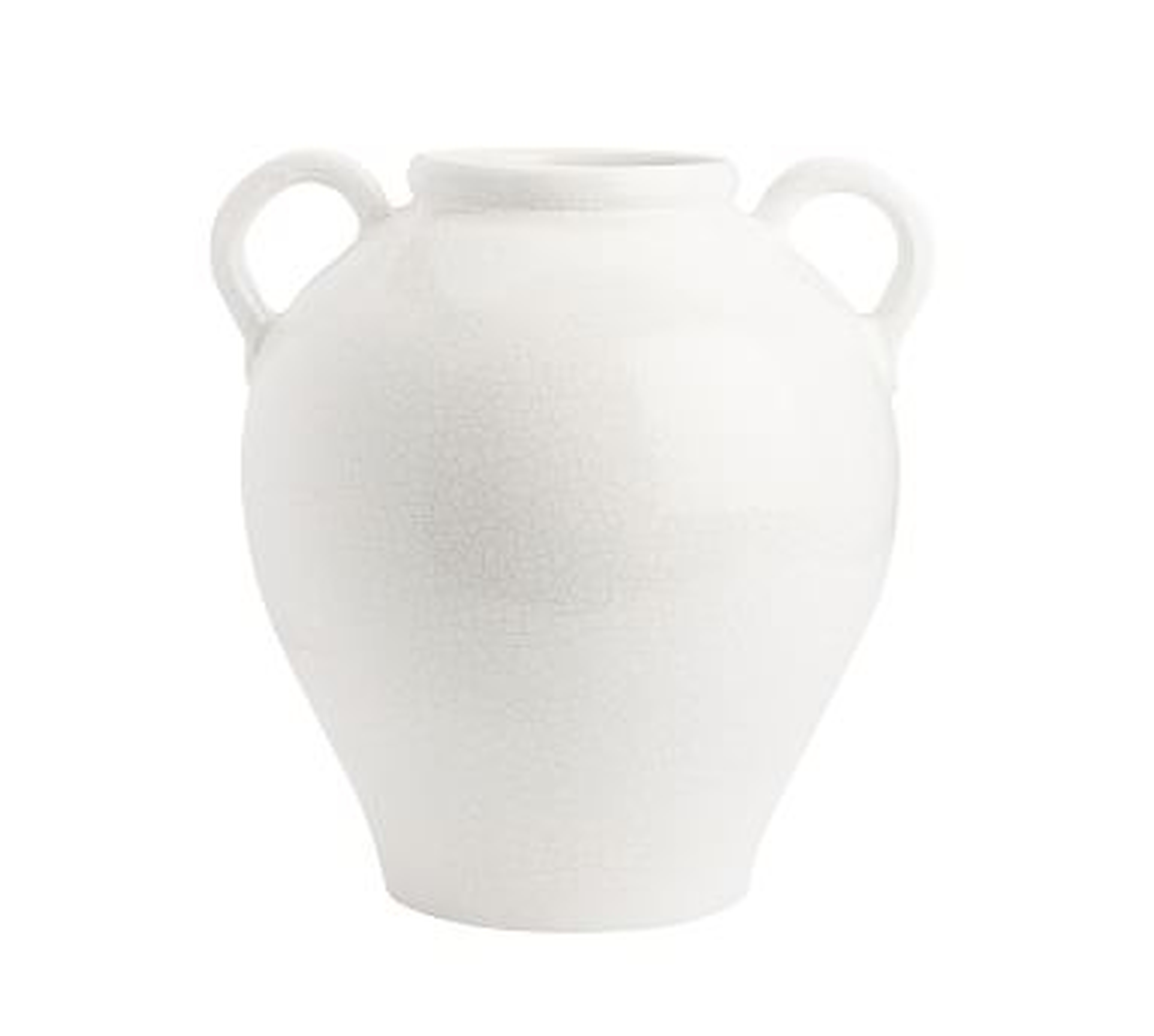 Salton Vase, White - Large Double Handle - Pottery Barn